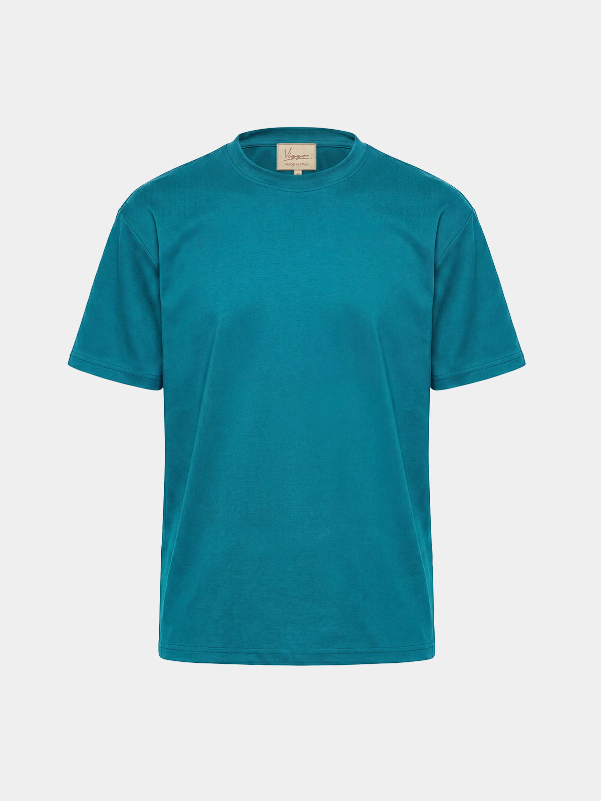 Tricou verde din bumbac Oeko-Tex®