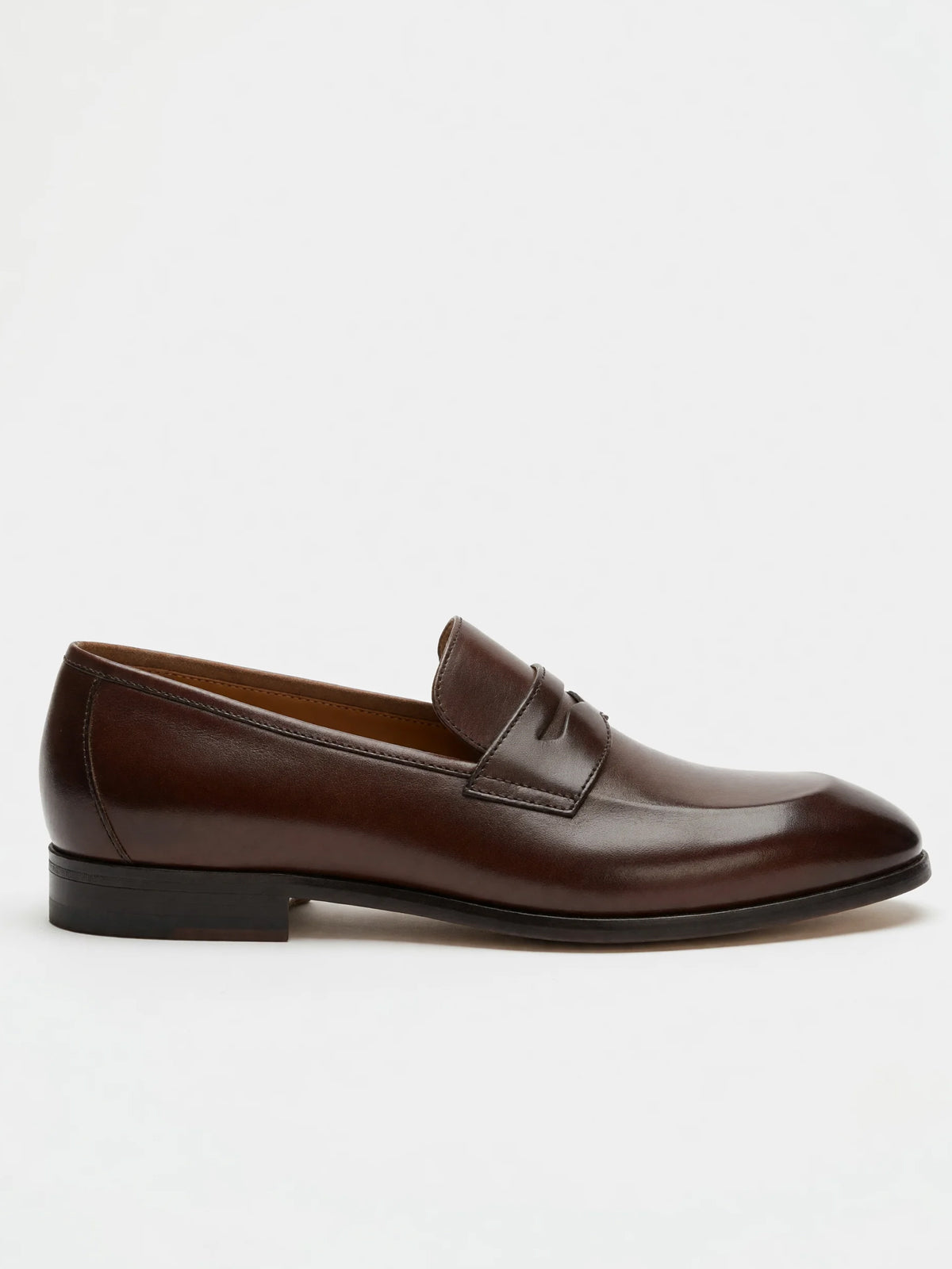 Mocasini penny coniac
