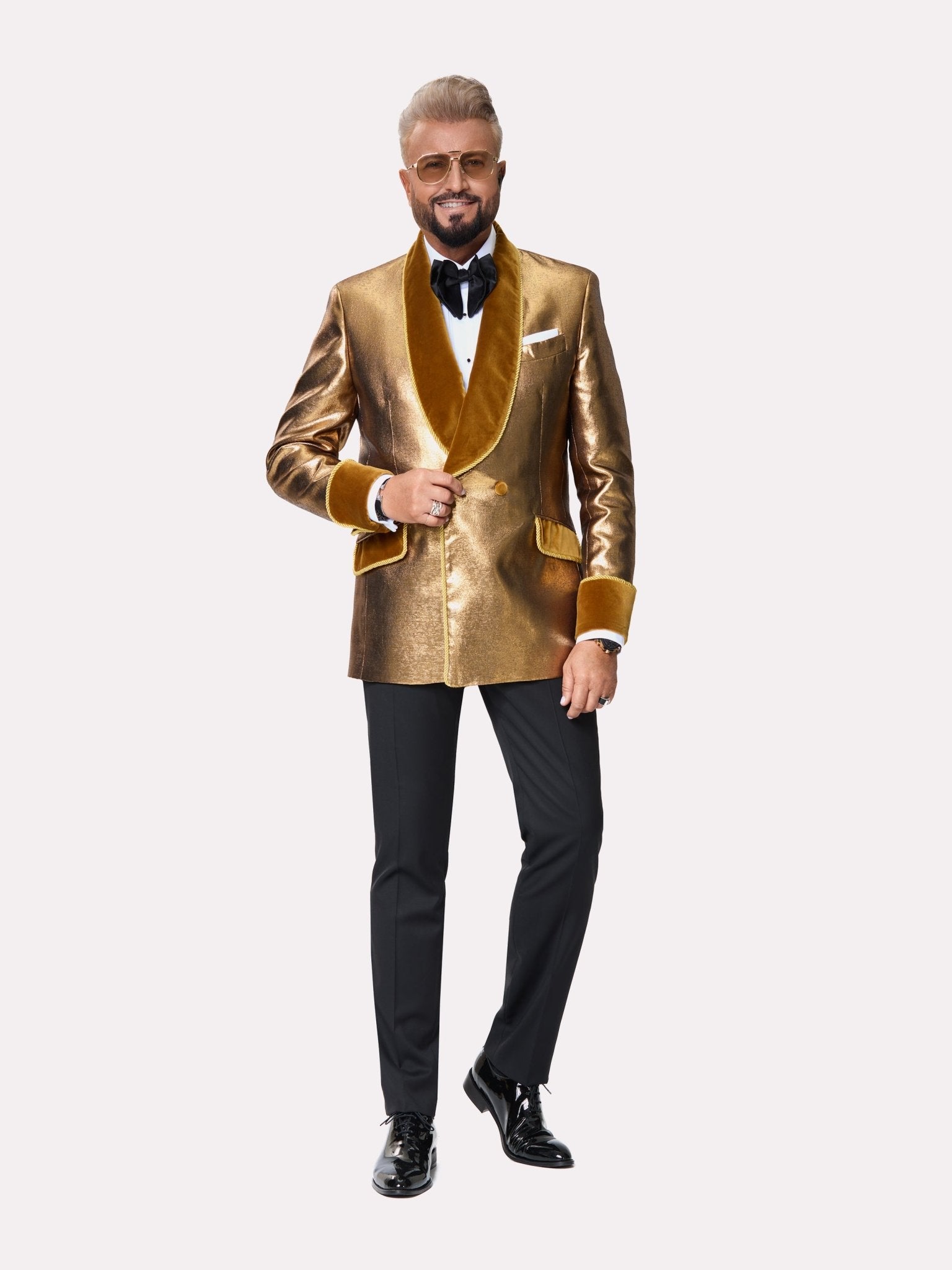 Sacou smoking made to measure auriu - Viggo