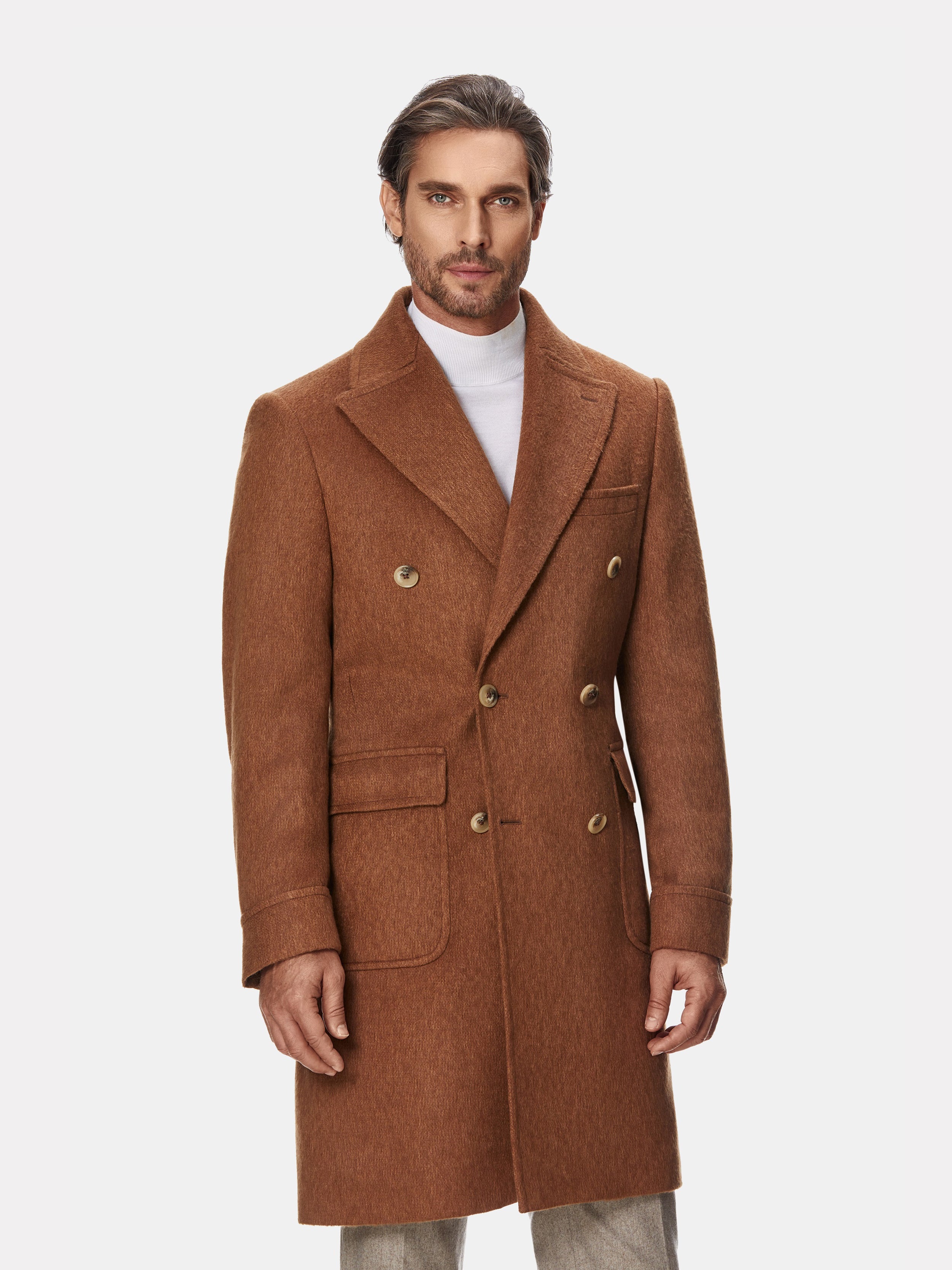 Camel coat made of camel hair