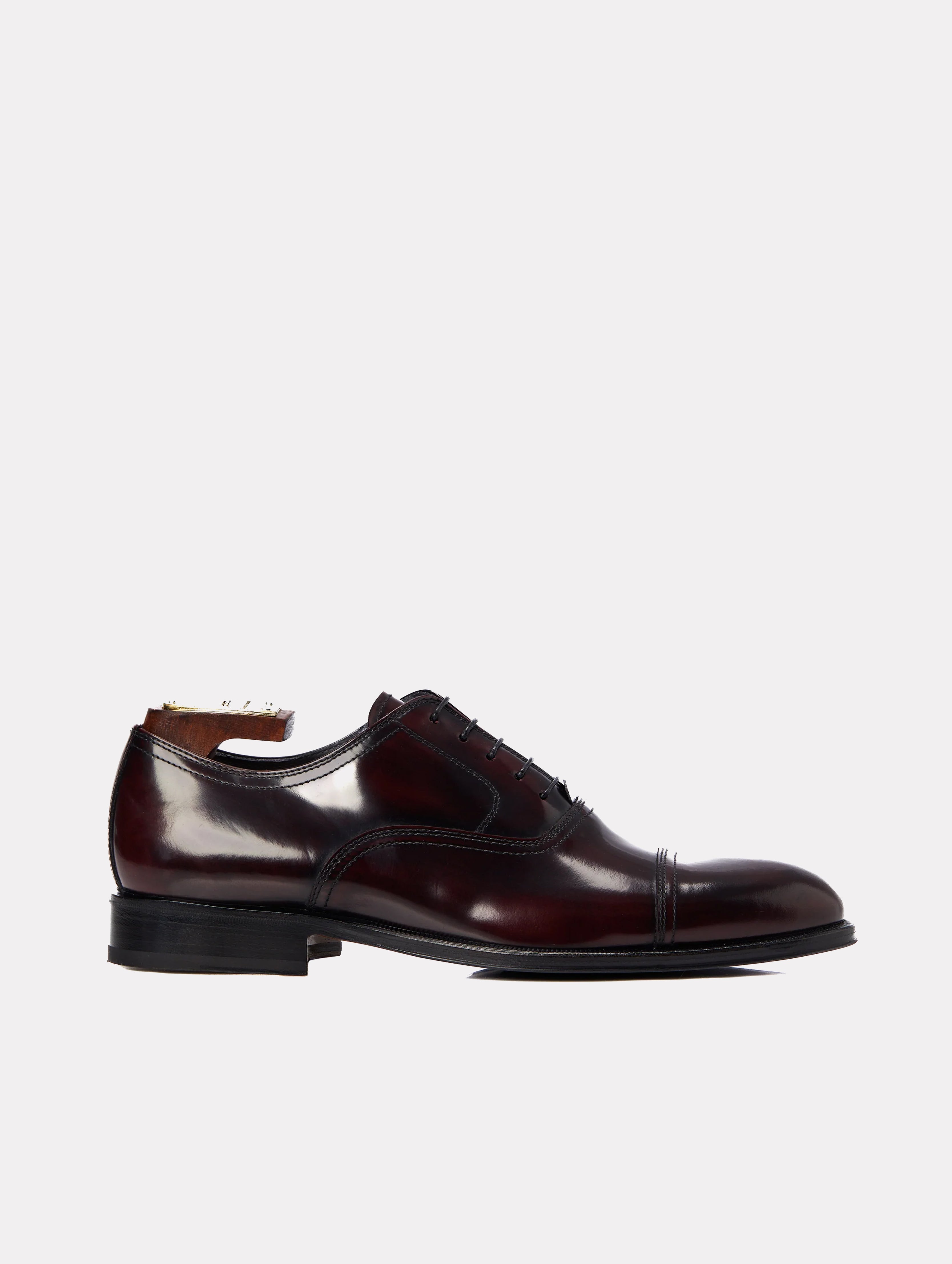 Wine oxford shoes