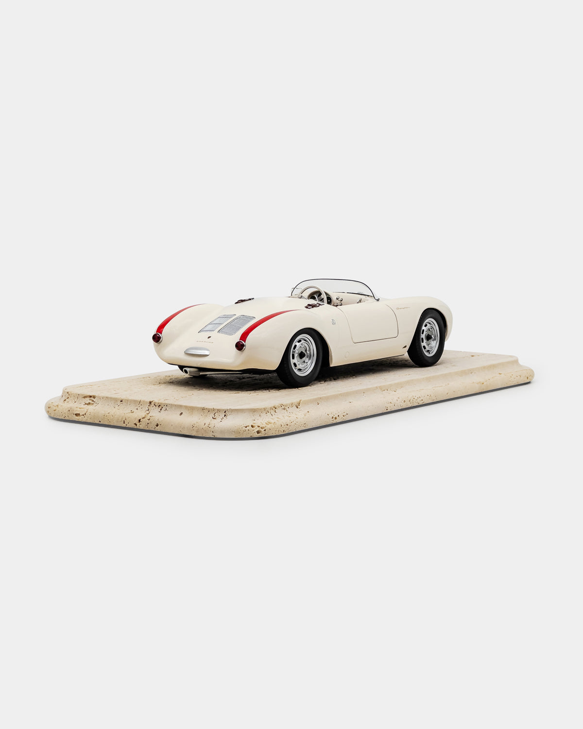 Macheta Porsche 550A Spyder alb