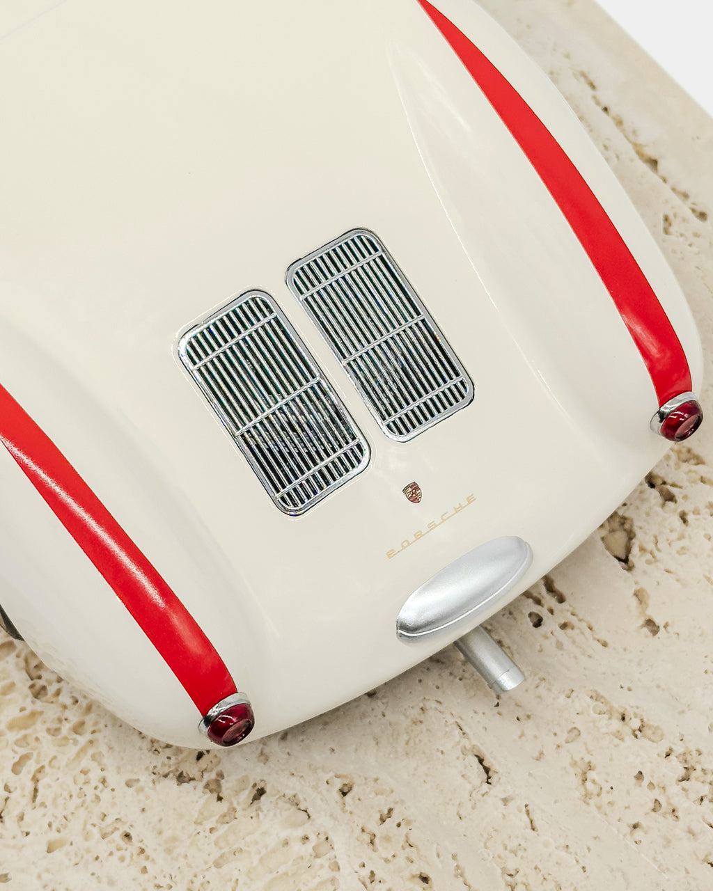 Macheta Porsche 550A Spyder alb