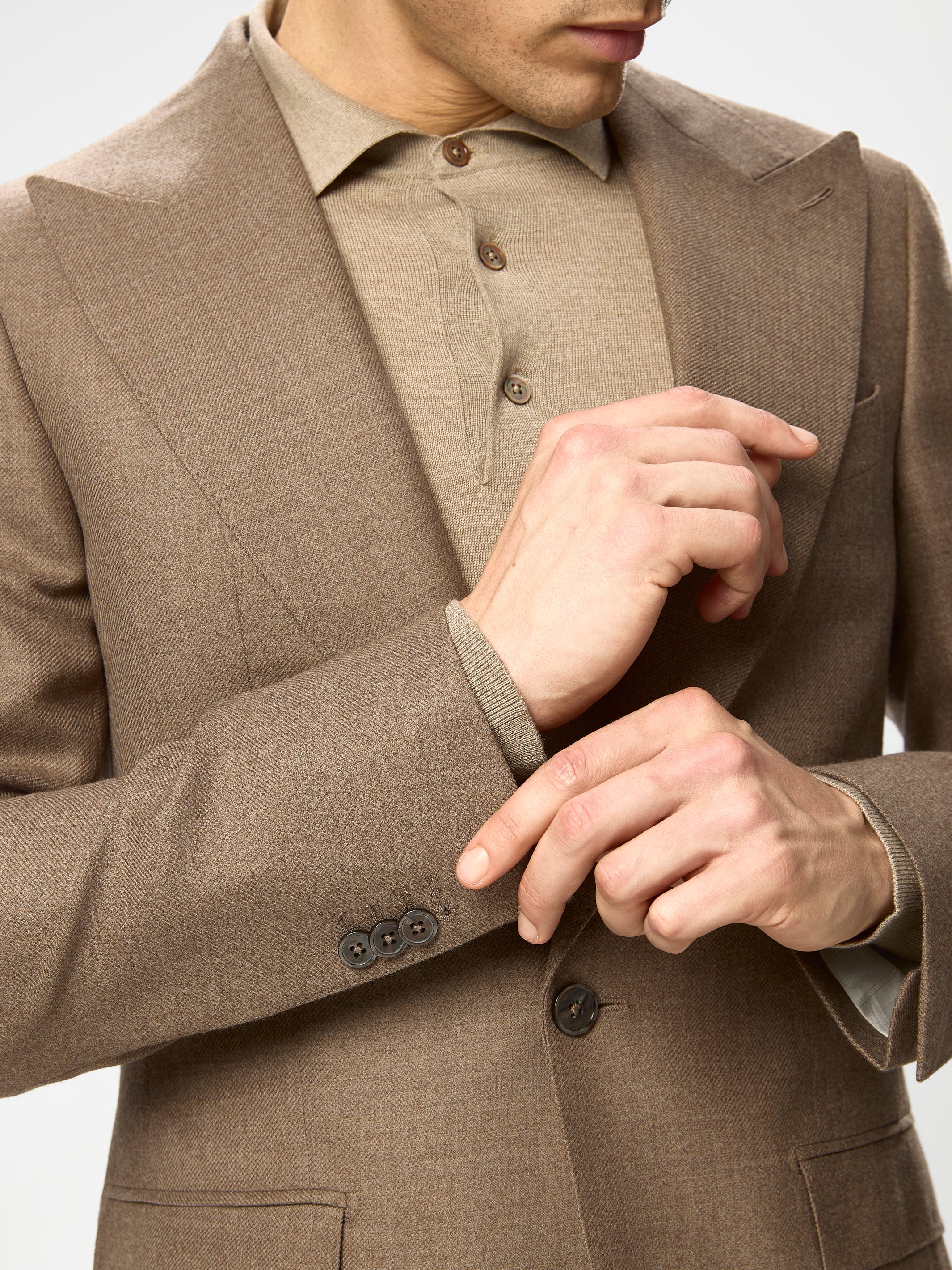 Sacou maro tesatura Vitale Barberis Canonico