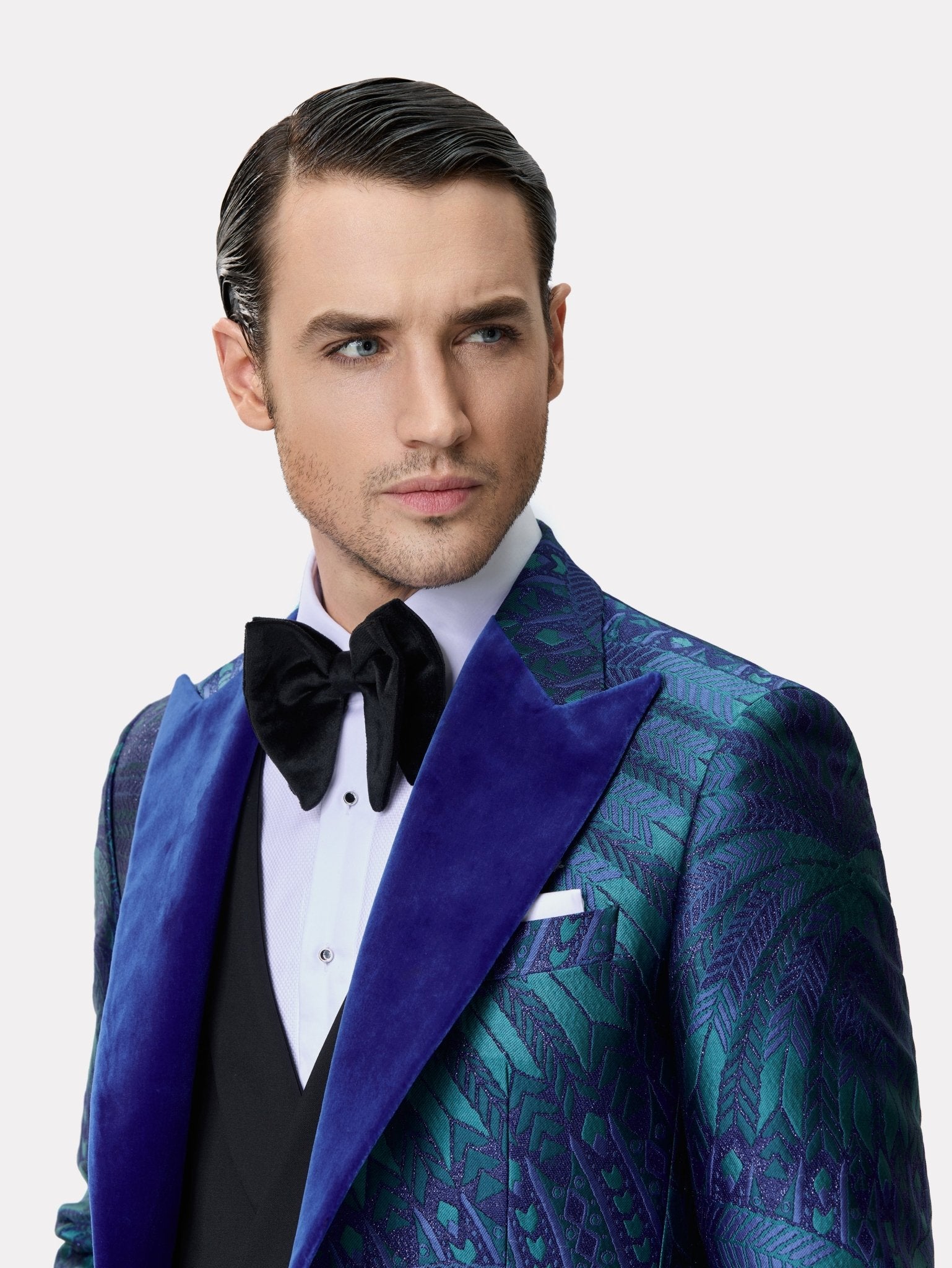 Sacou smoking made to measure albastru royal - Viggo