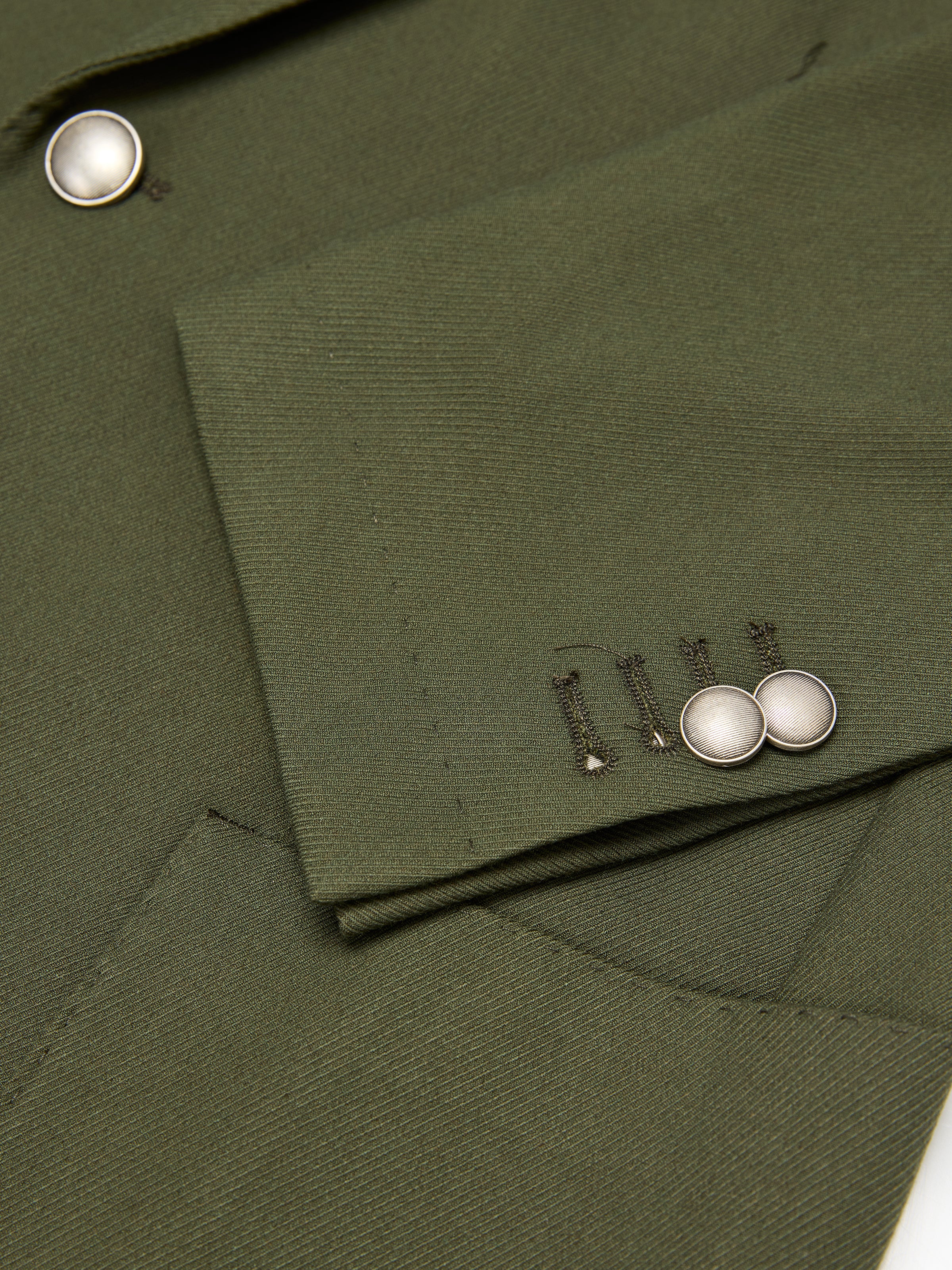 Slim fit green jacket