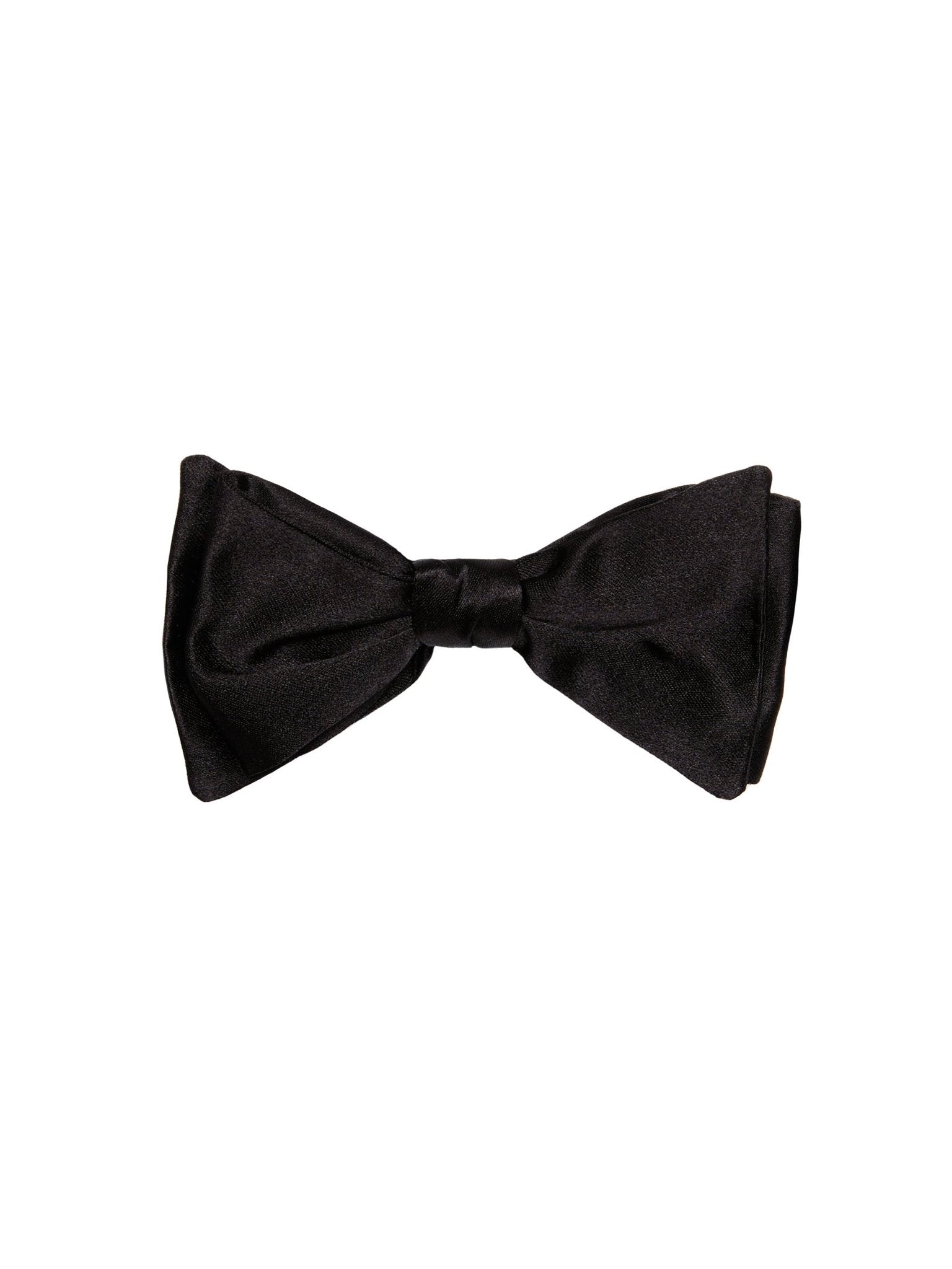 Papion negru din matase naturala - Viggo