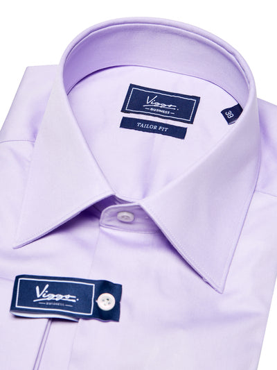 Lilac shirt, button cuffs