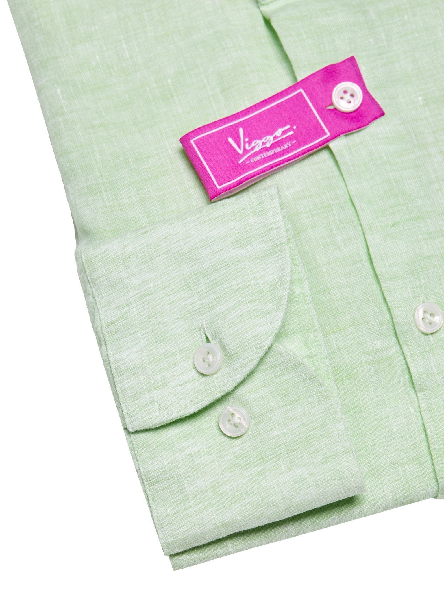 Camasa verde din in - Viggo