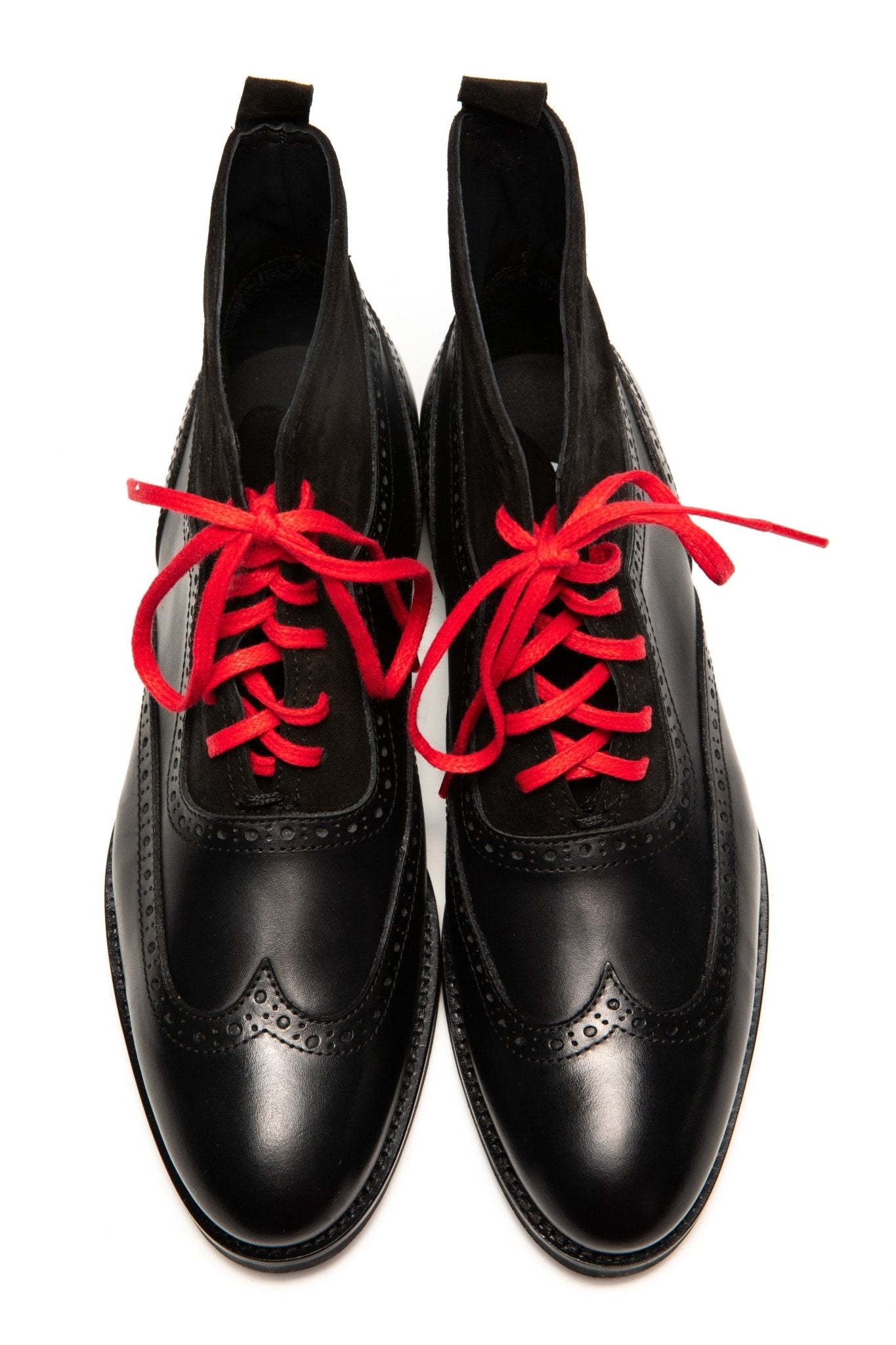 Ghete negre model brogue - Viggo