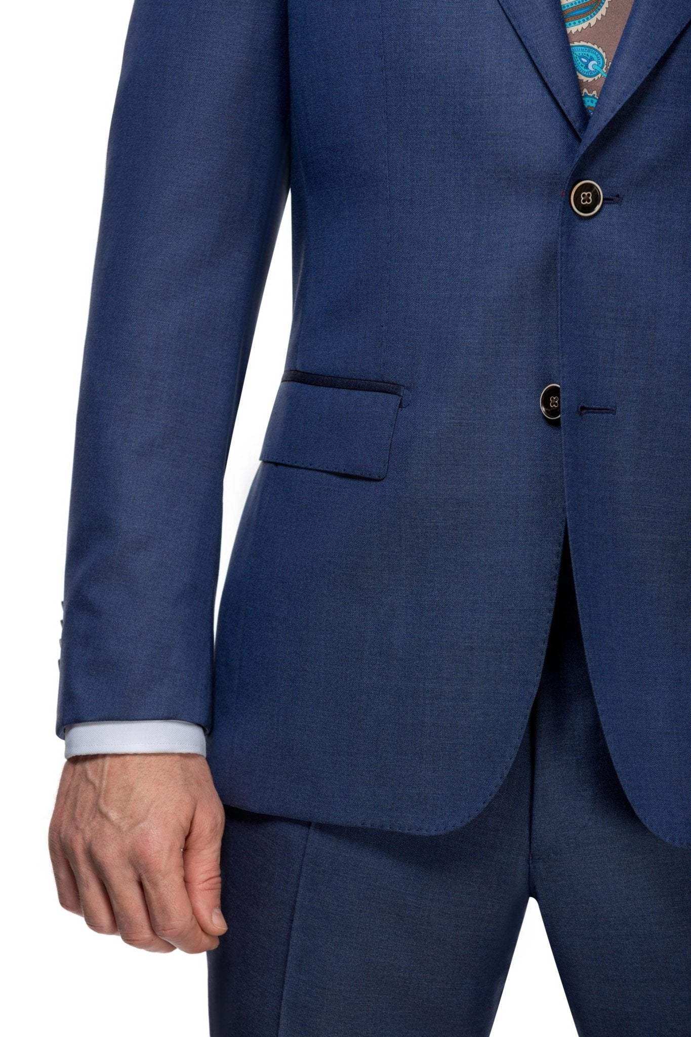 Costum Fredrik Bleumarin Trei Piese - Viggo