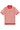 Red casual t-shirt with white and polo collar
