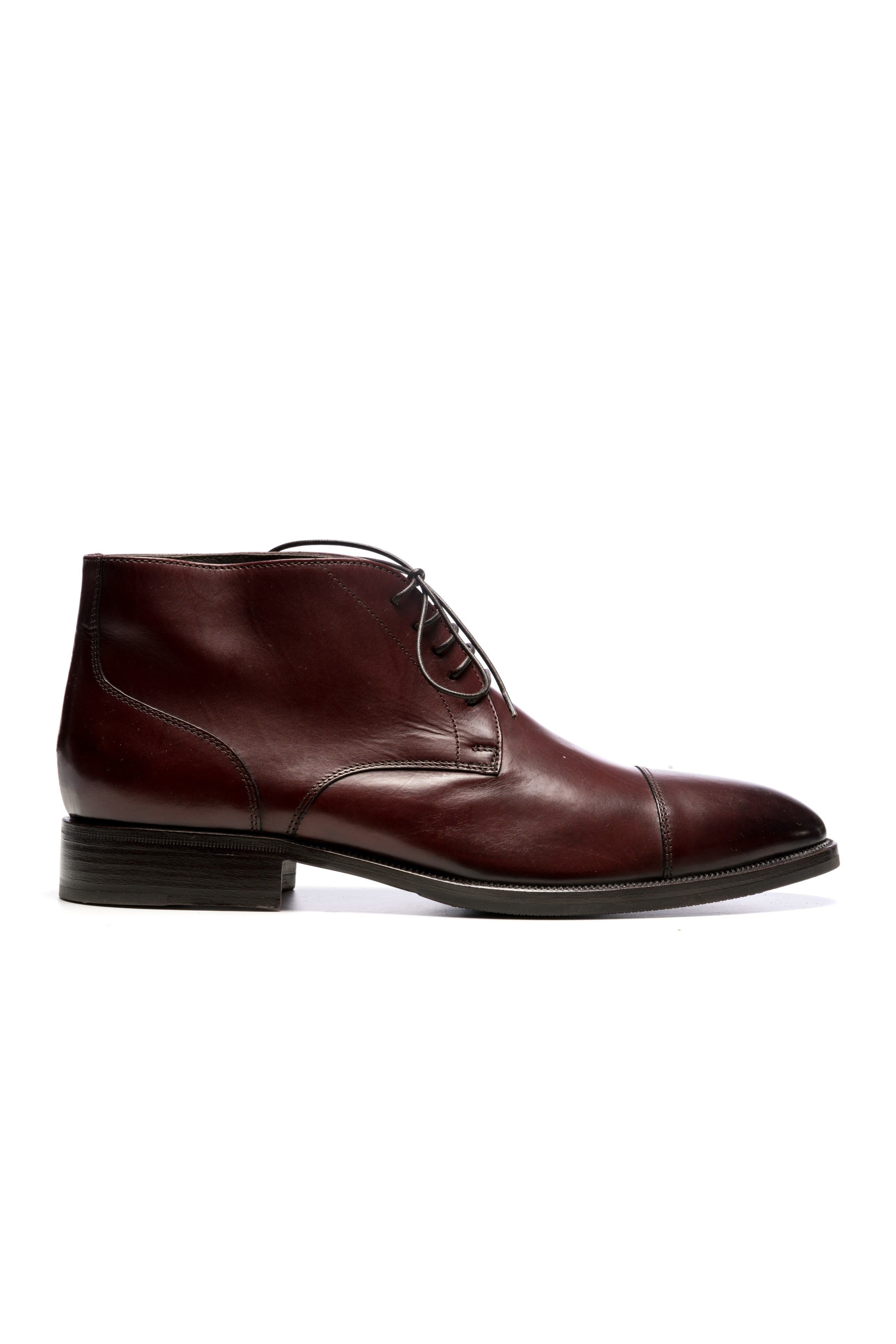 Burgundy business boots