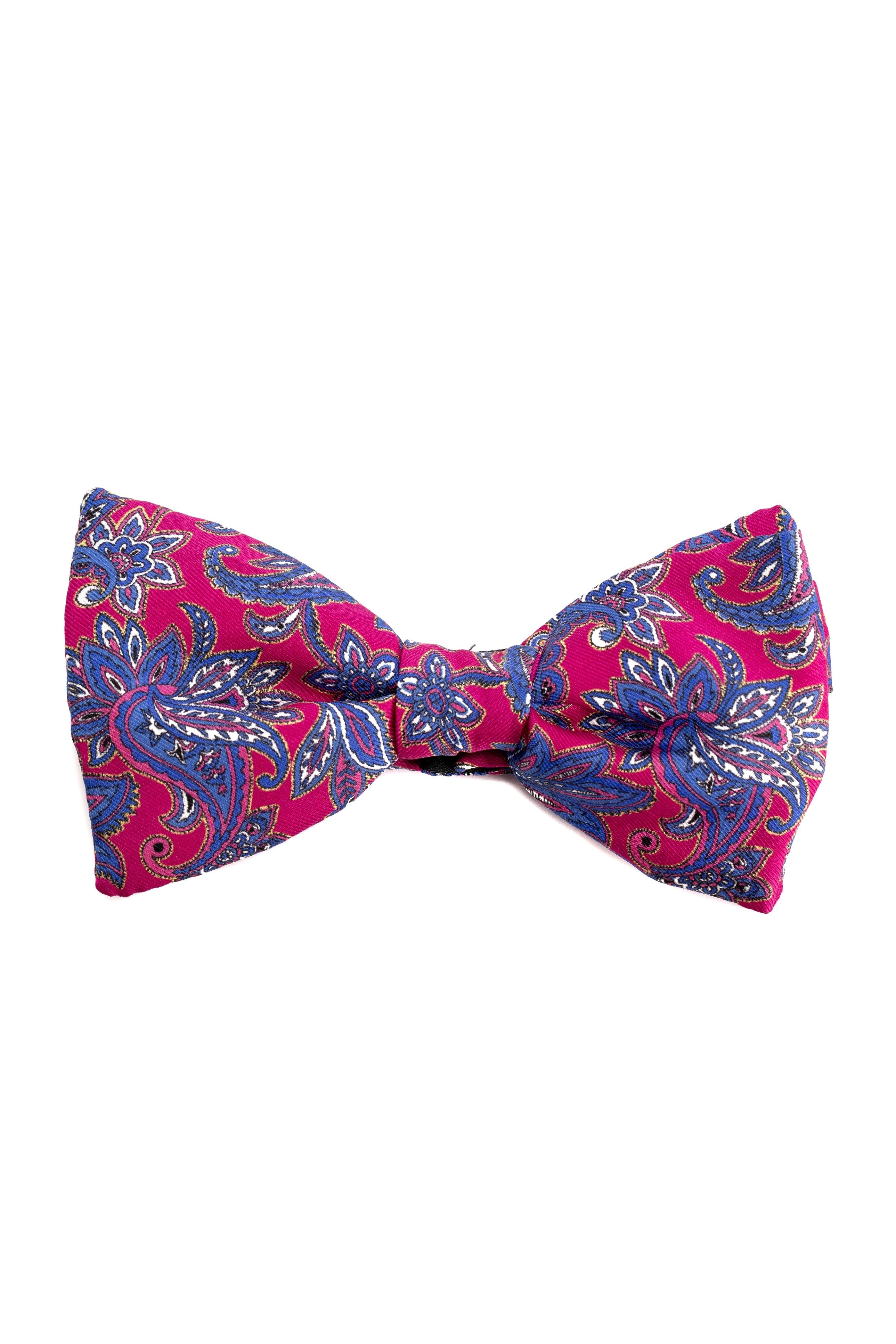 Purple Bow Tie Paisley Pattern