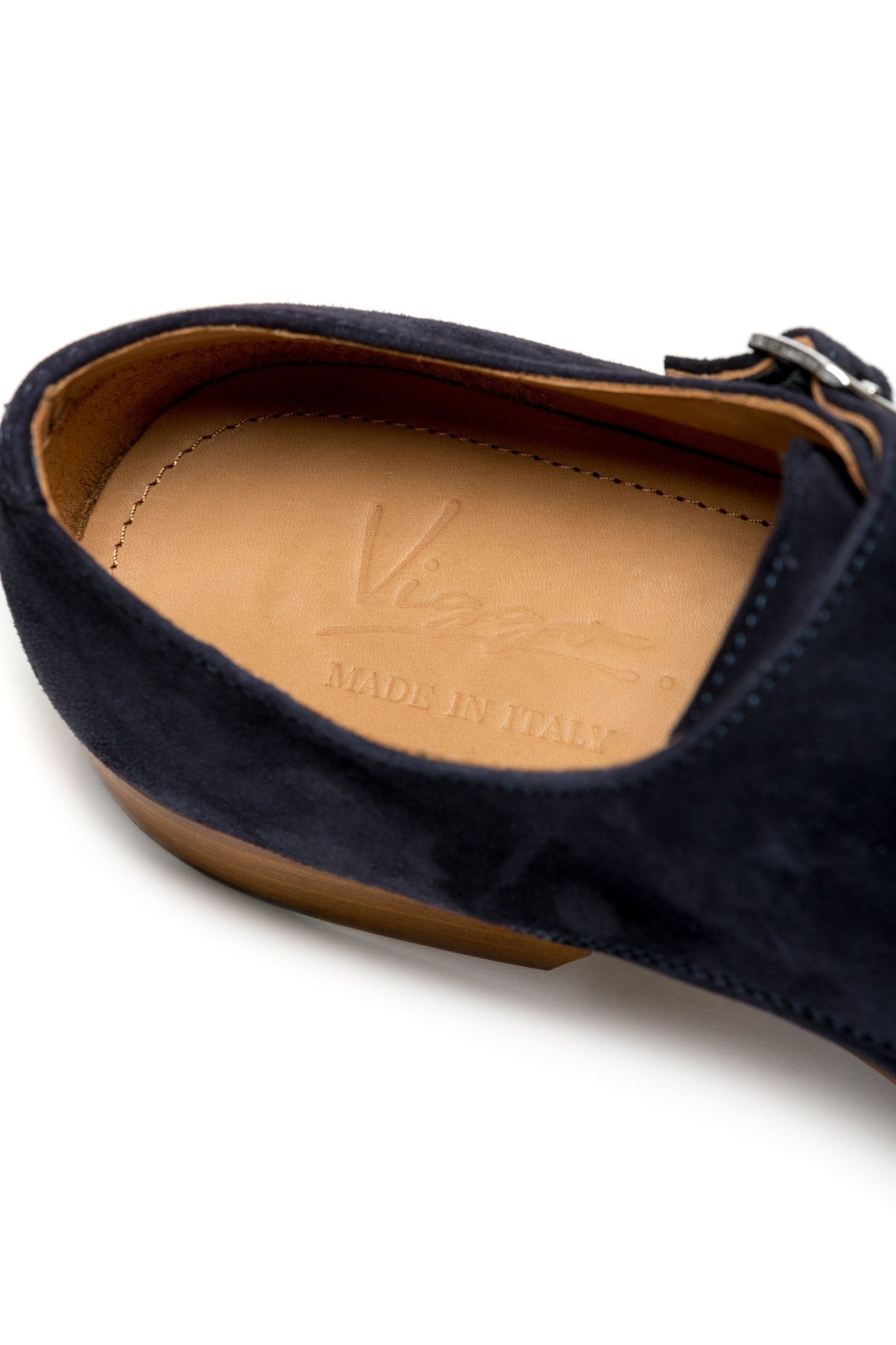 Pantofi din piele intoarsa, catarama dubla - Viggo