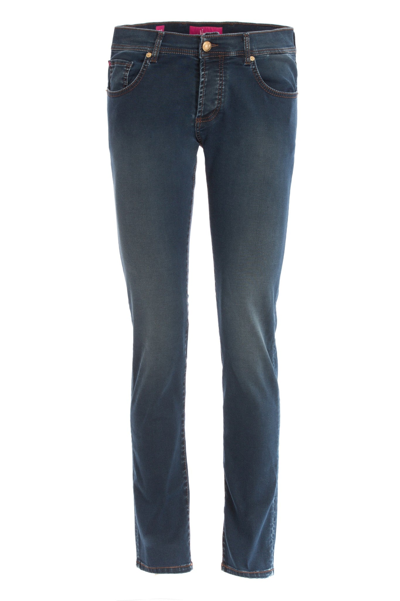 Jeans blu navy verde foresta