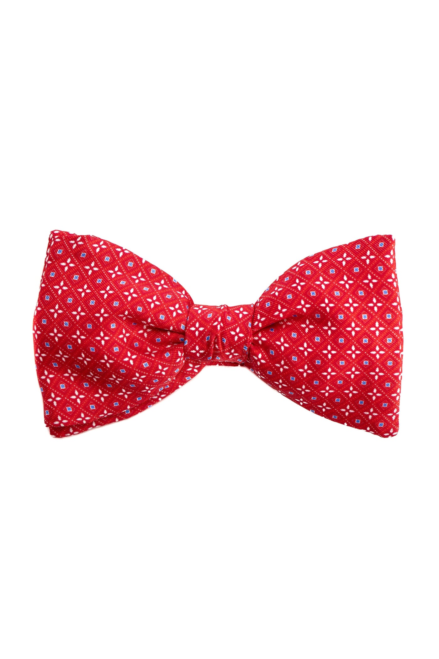 Red Bow Tie With Cruciulite Pattern
