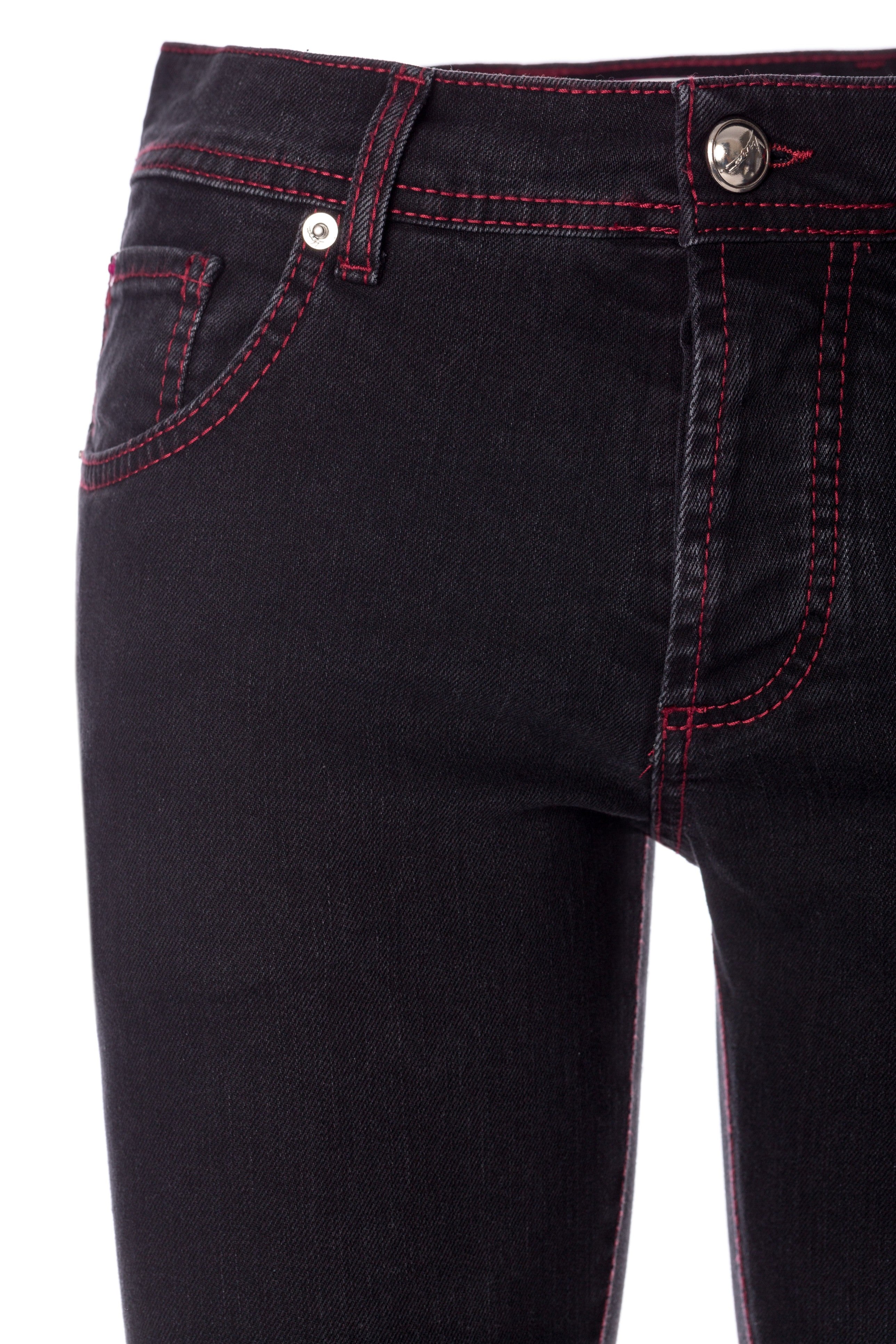 Jeans neri punto rosso