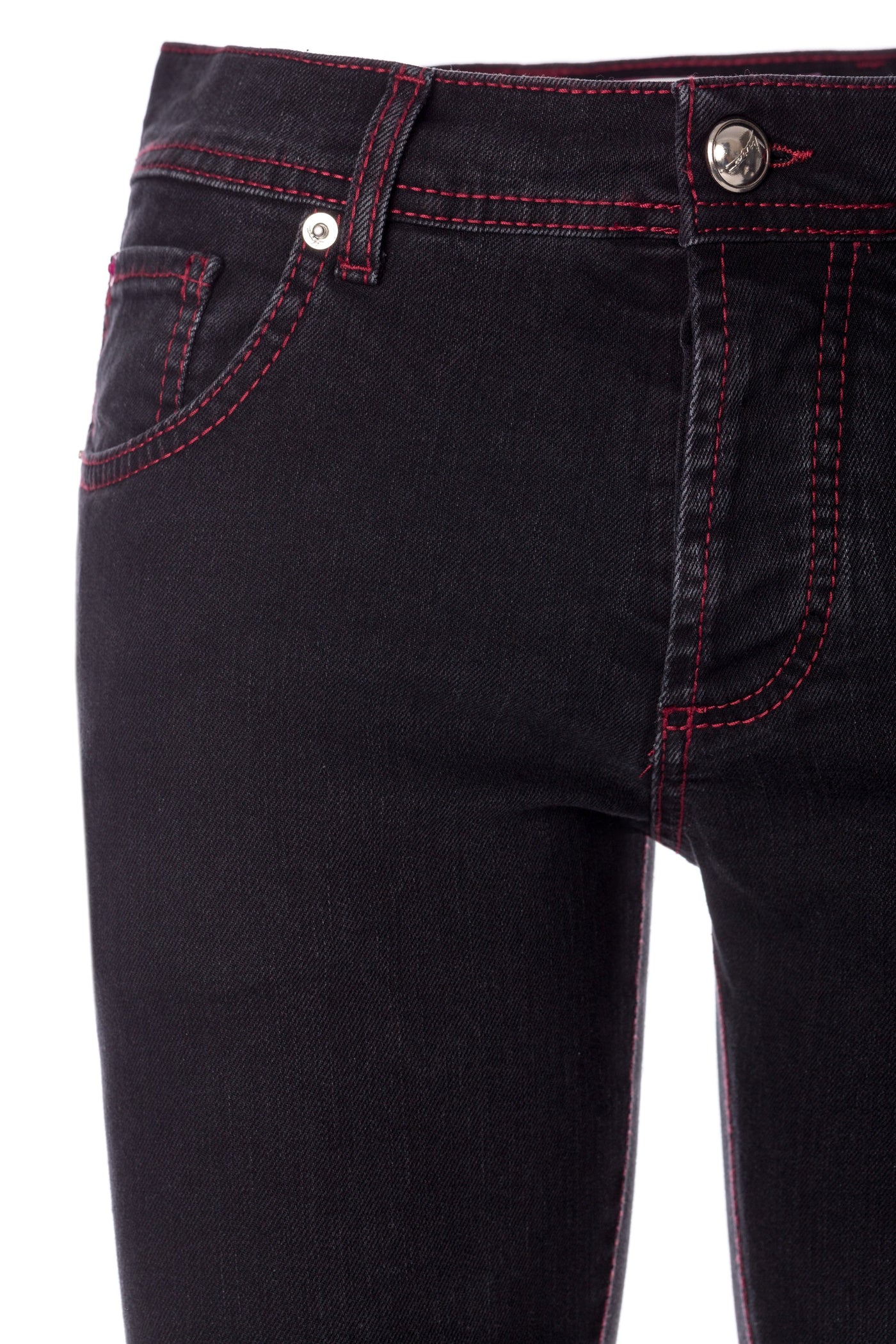 Black Jeans Red Stitch