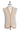 Beige Pepit Casual Vest Textured With Buttons