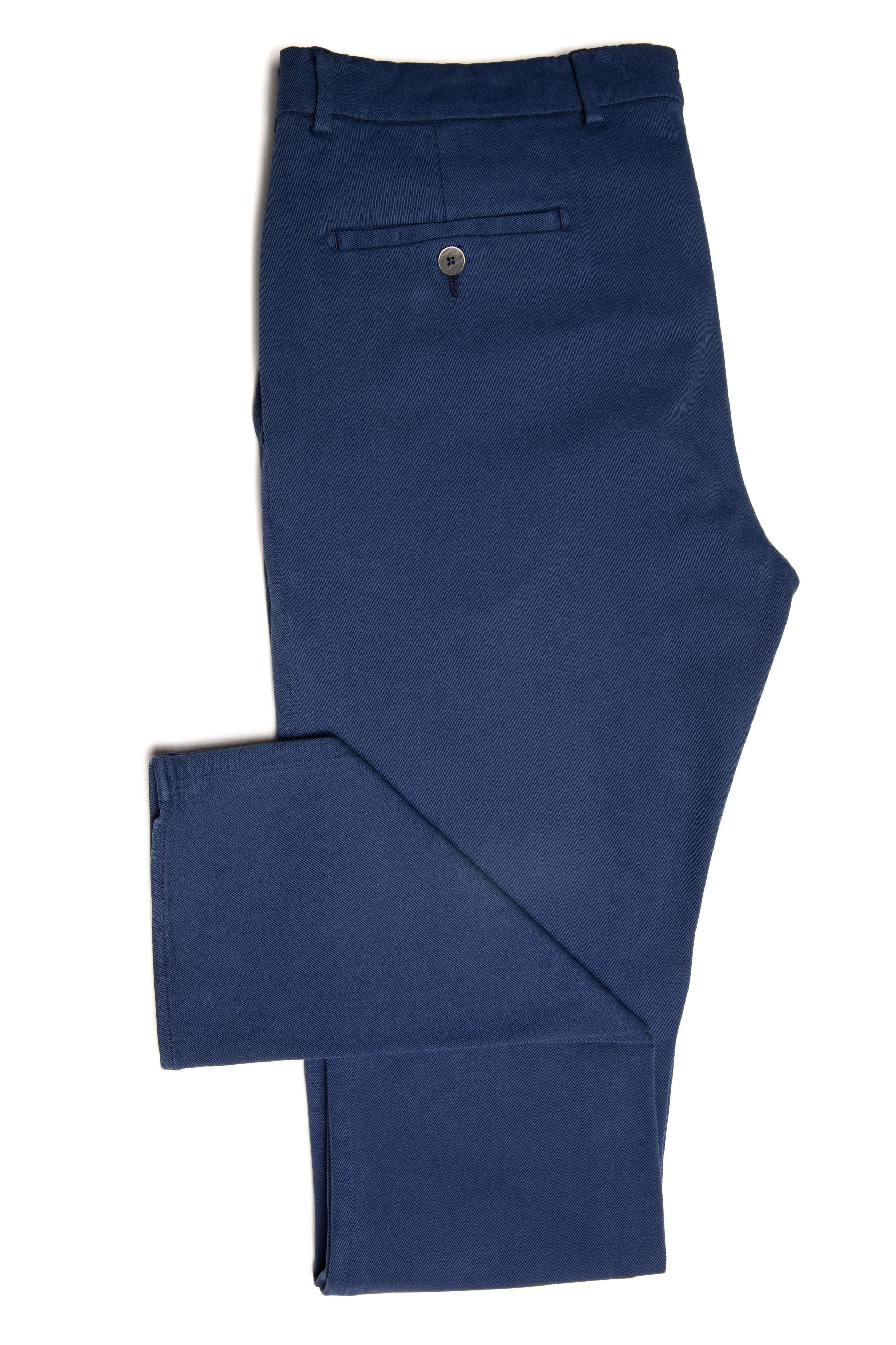 Fine Textured Blue Chinos