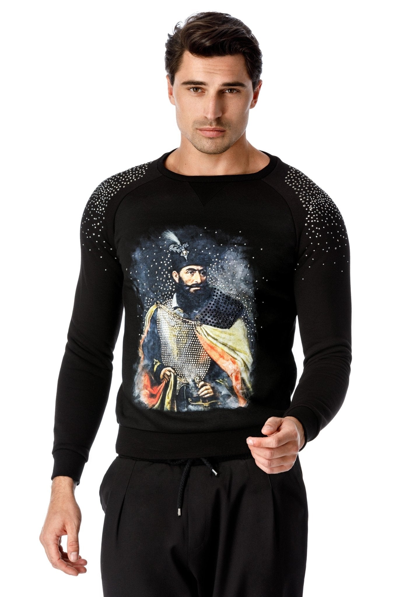 Bluza Sport Mihai Si Accesoriu Din Strasuri - Viggo