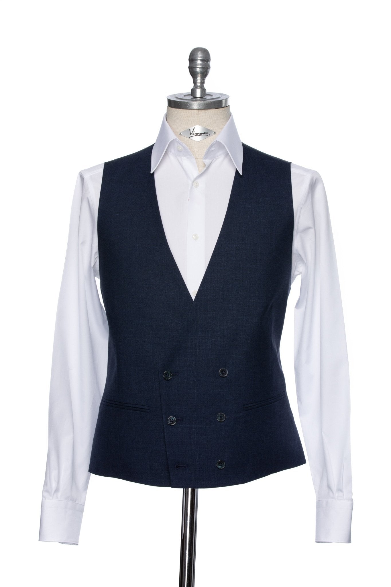 Vesta Business Bleumarin La 2 Randuri De Nasturi - Viggo