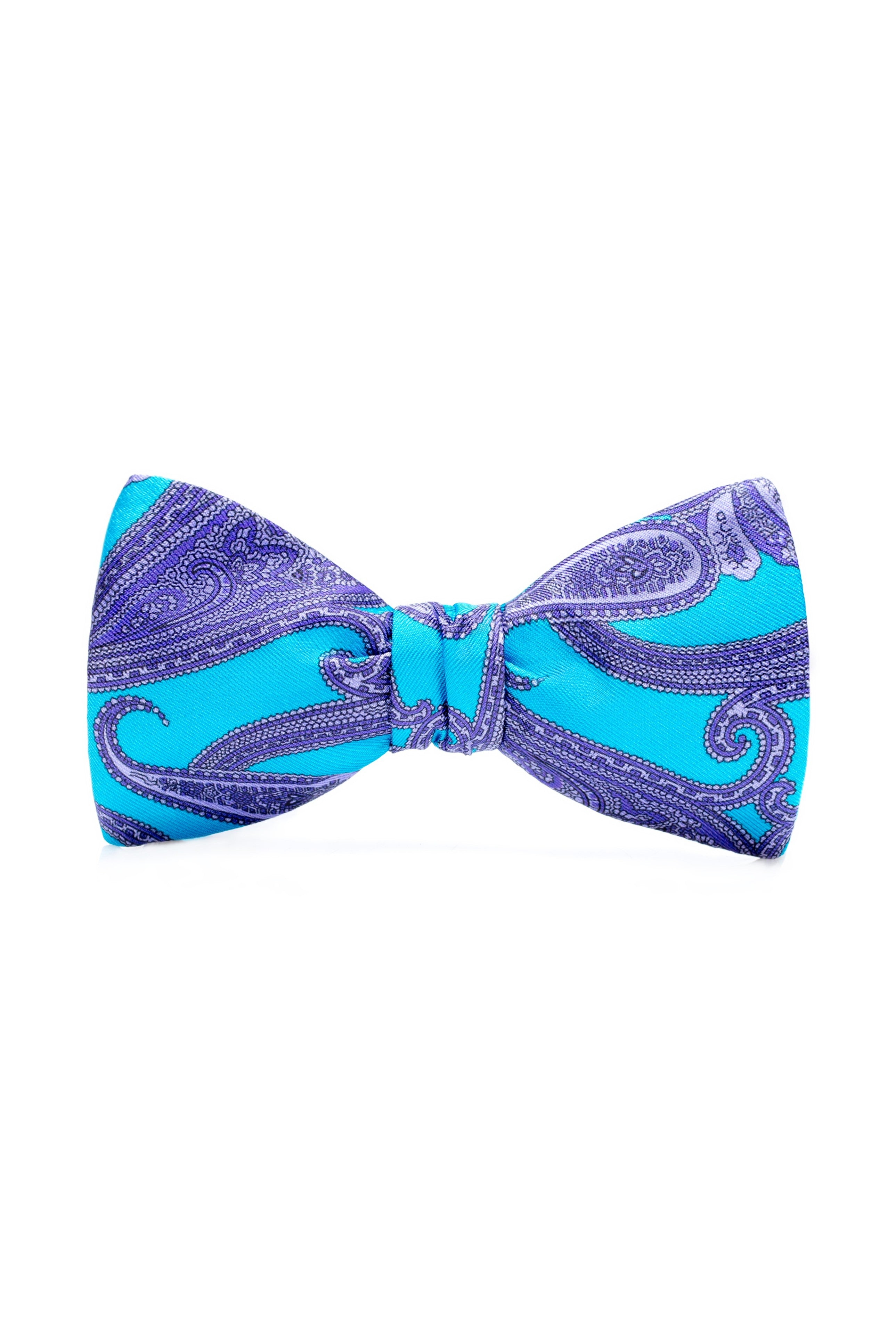 Deepsky Paisley Bow Tie