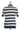 T-Shirt Casual Blu Navy Con Ampie Righe Bianche E Colletto A Polo