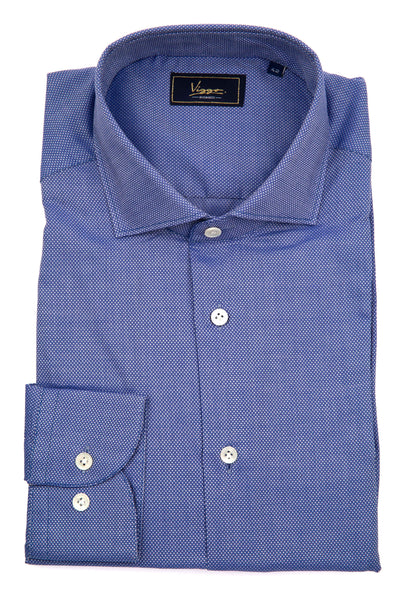 Fine Textured Blue Business Shirt