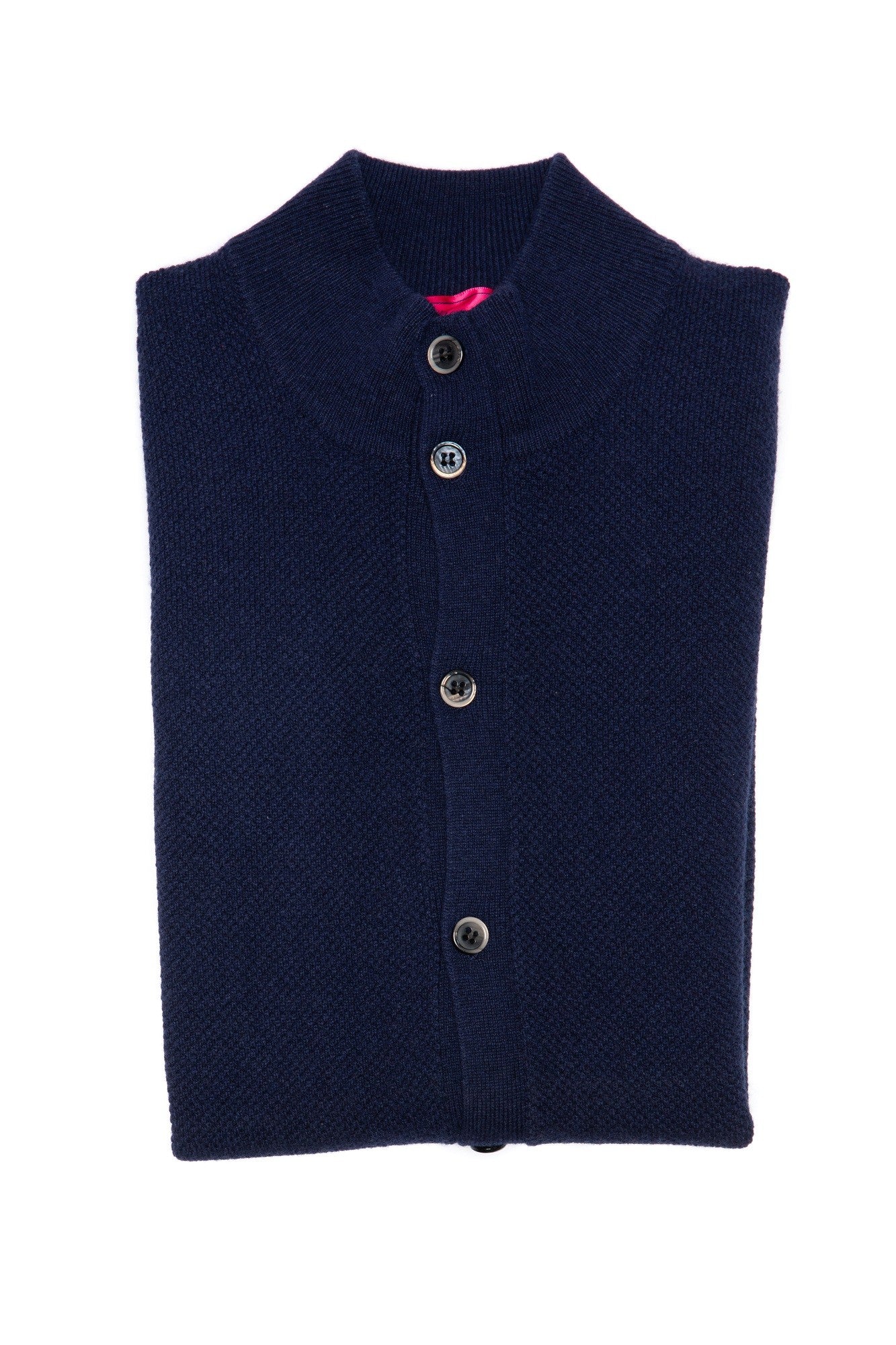 Navy Blue Wool Vest