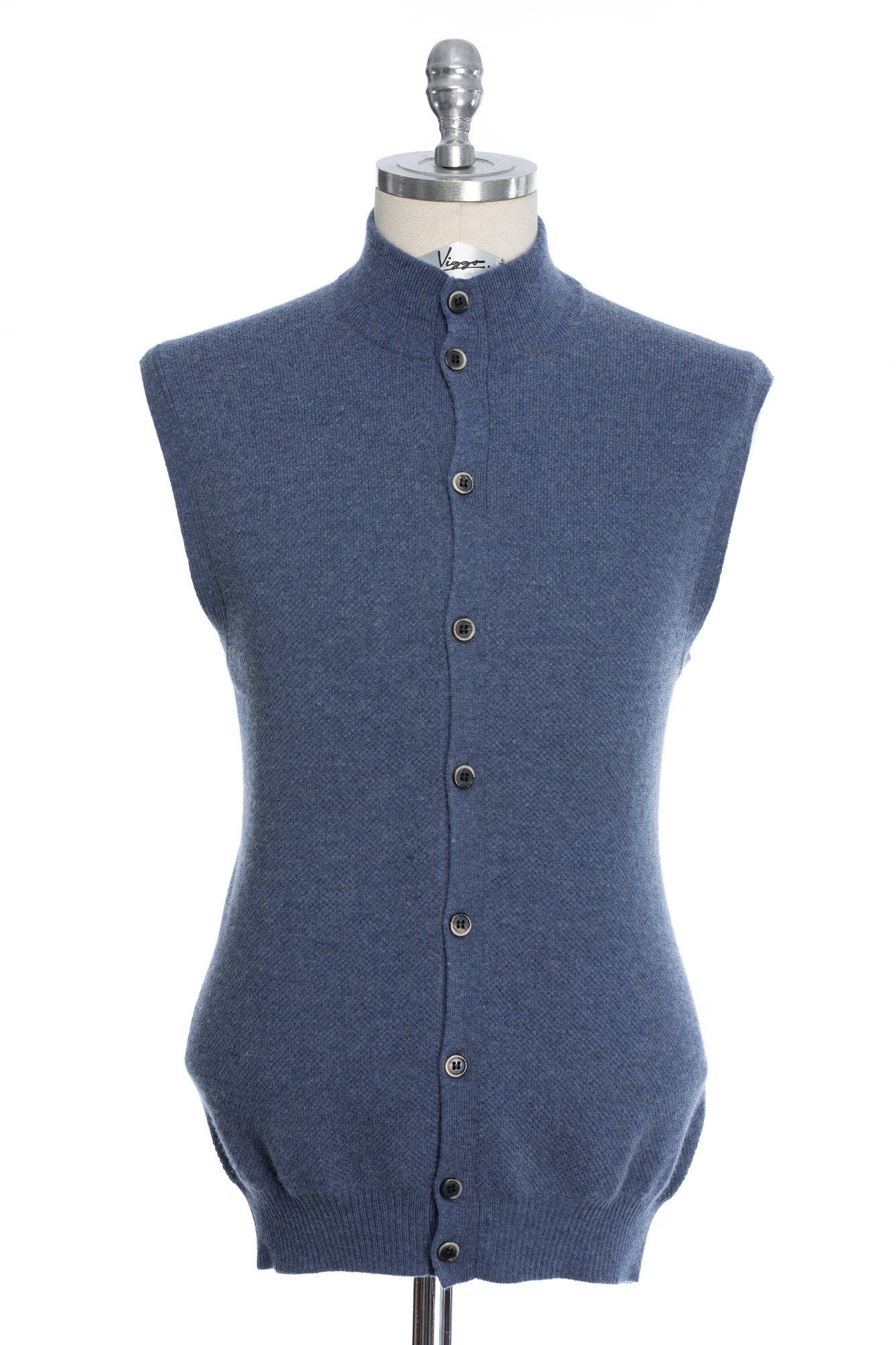 Blue Wool Vest