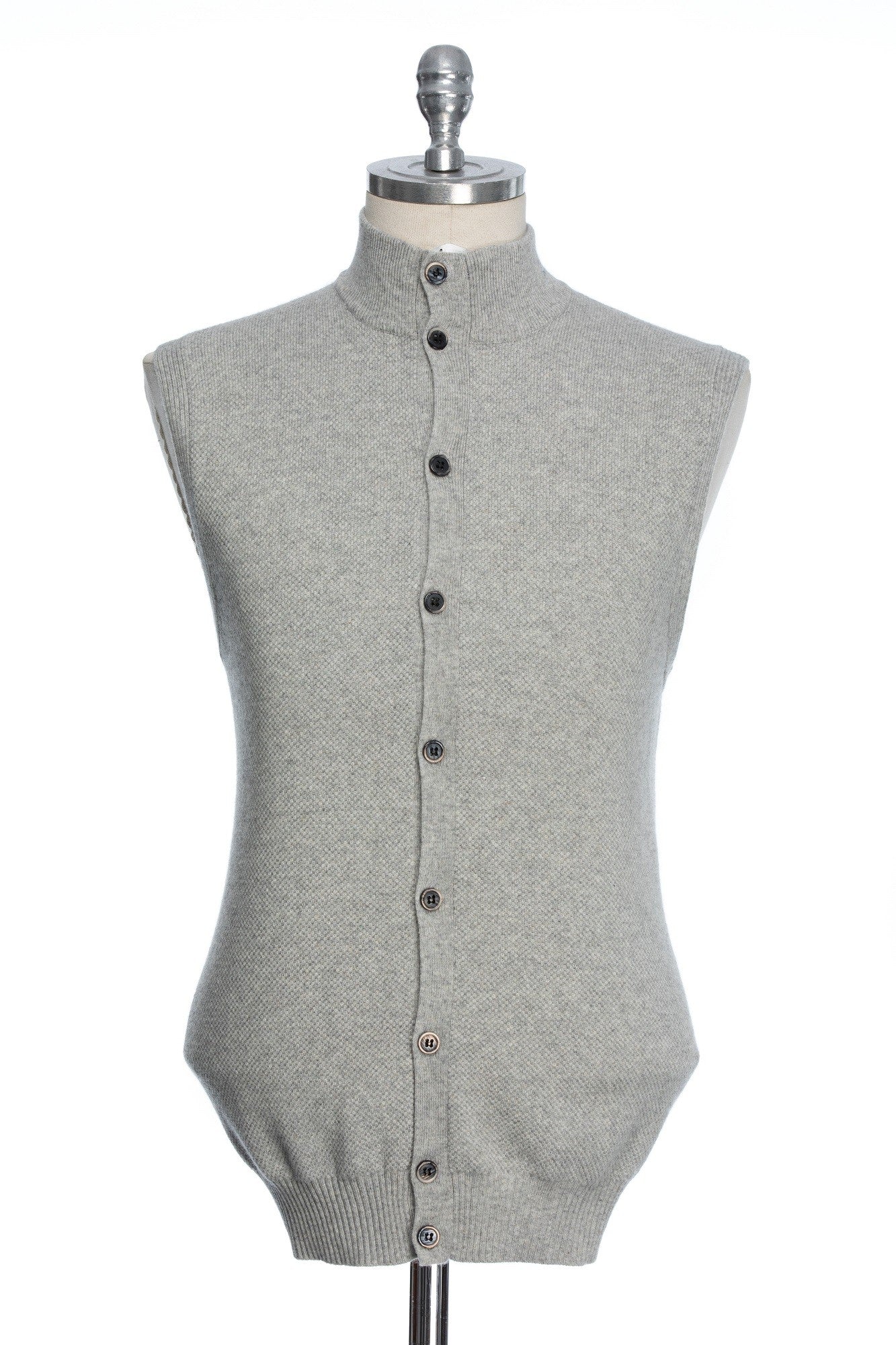 Gray Wool Vest