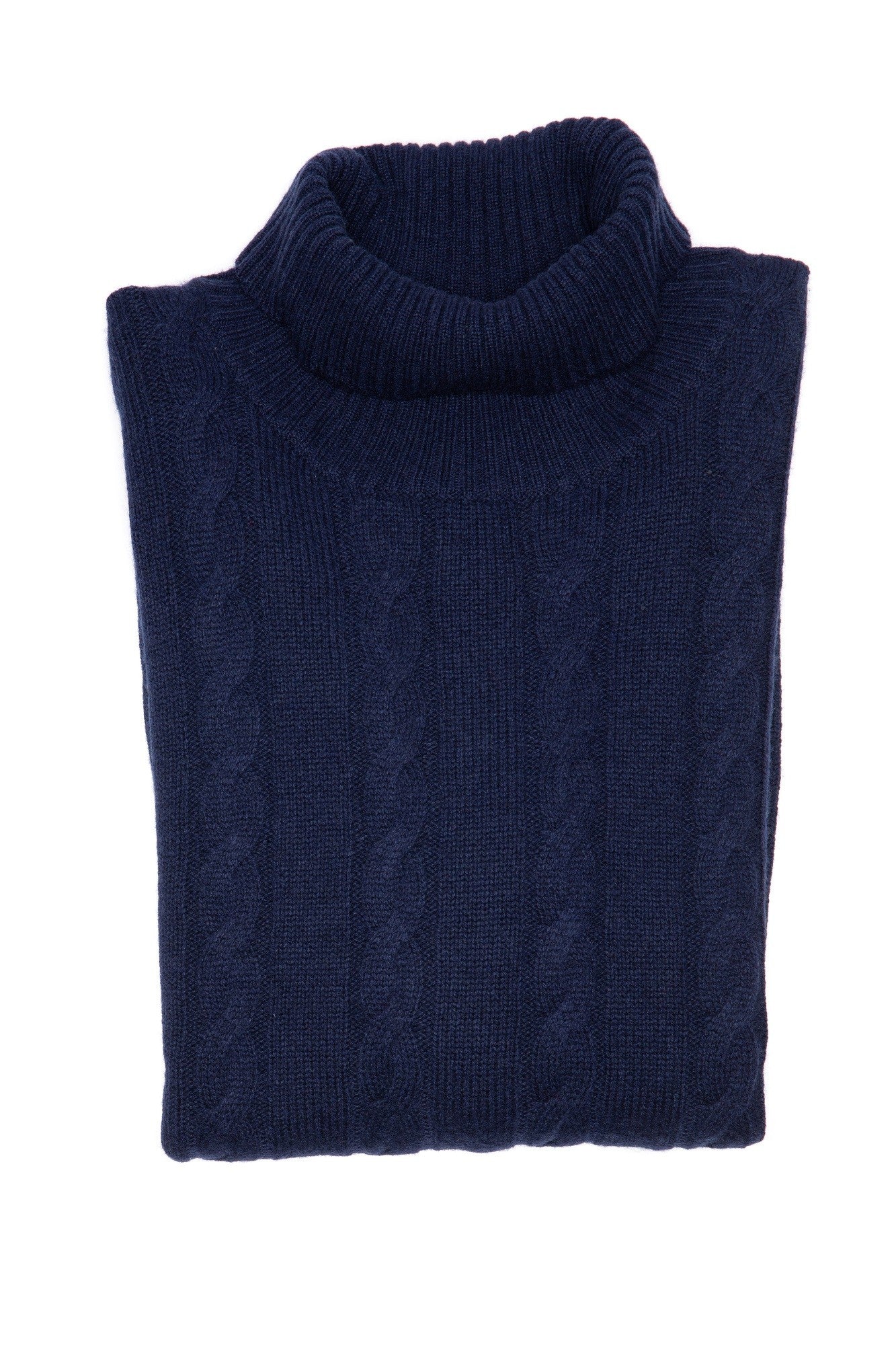 Navy Blue Wool Sweater