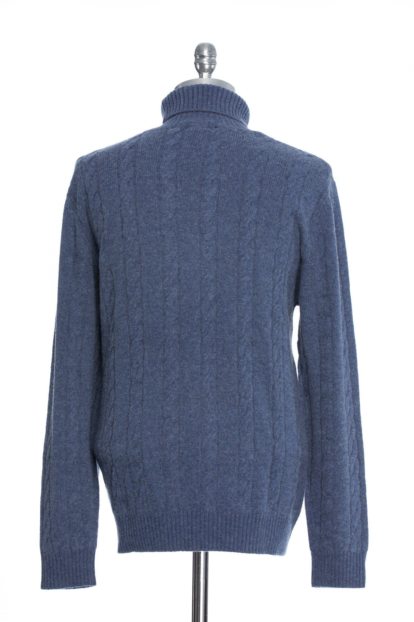 Maglione di lana blu
