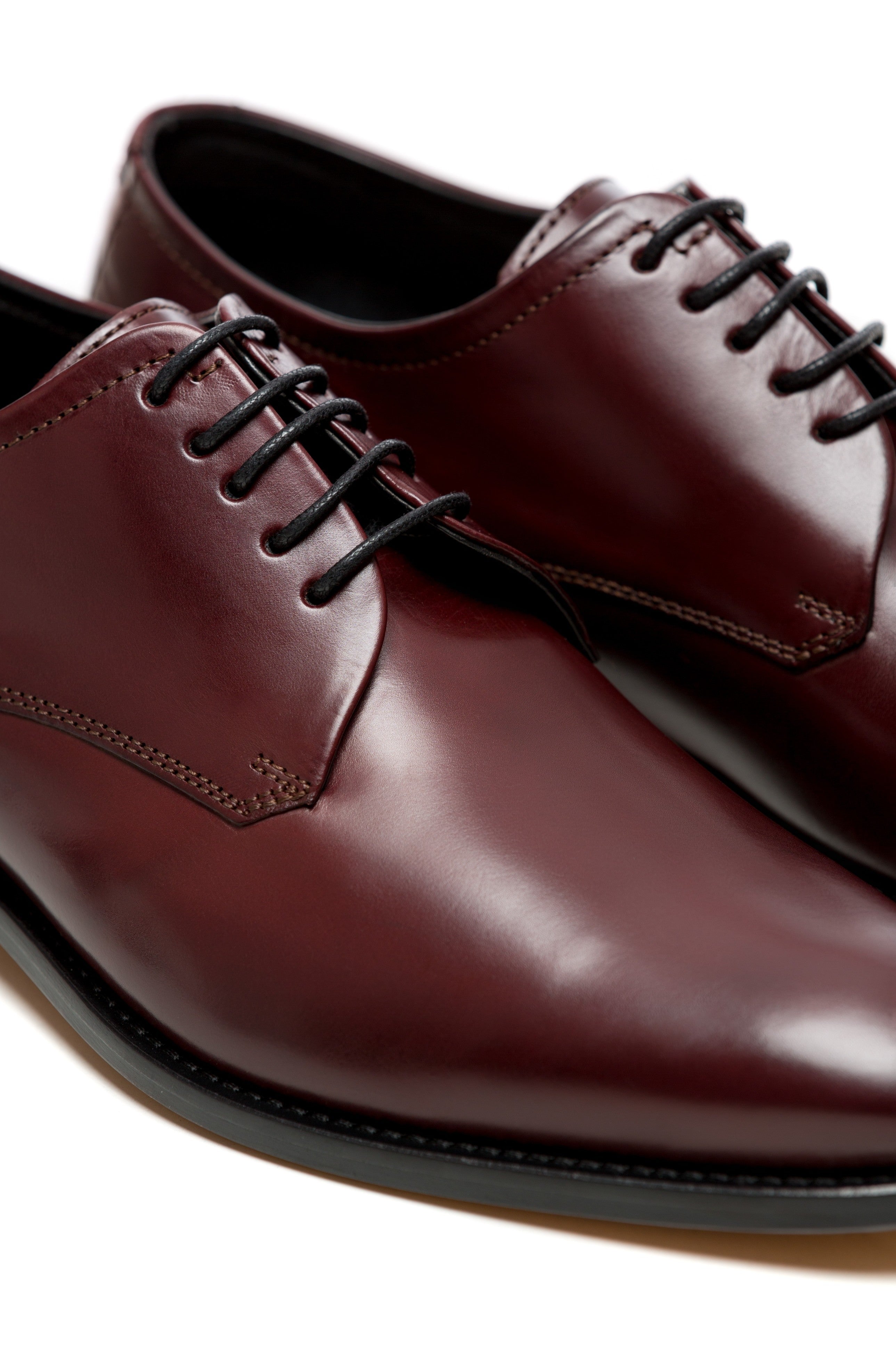 Pantofi Bordeaux Derby