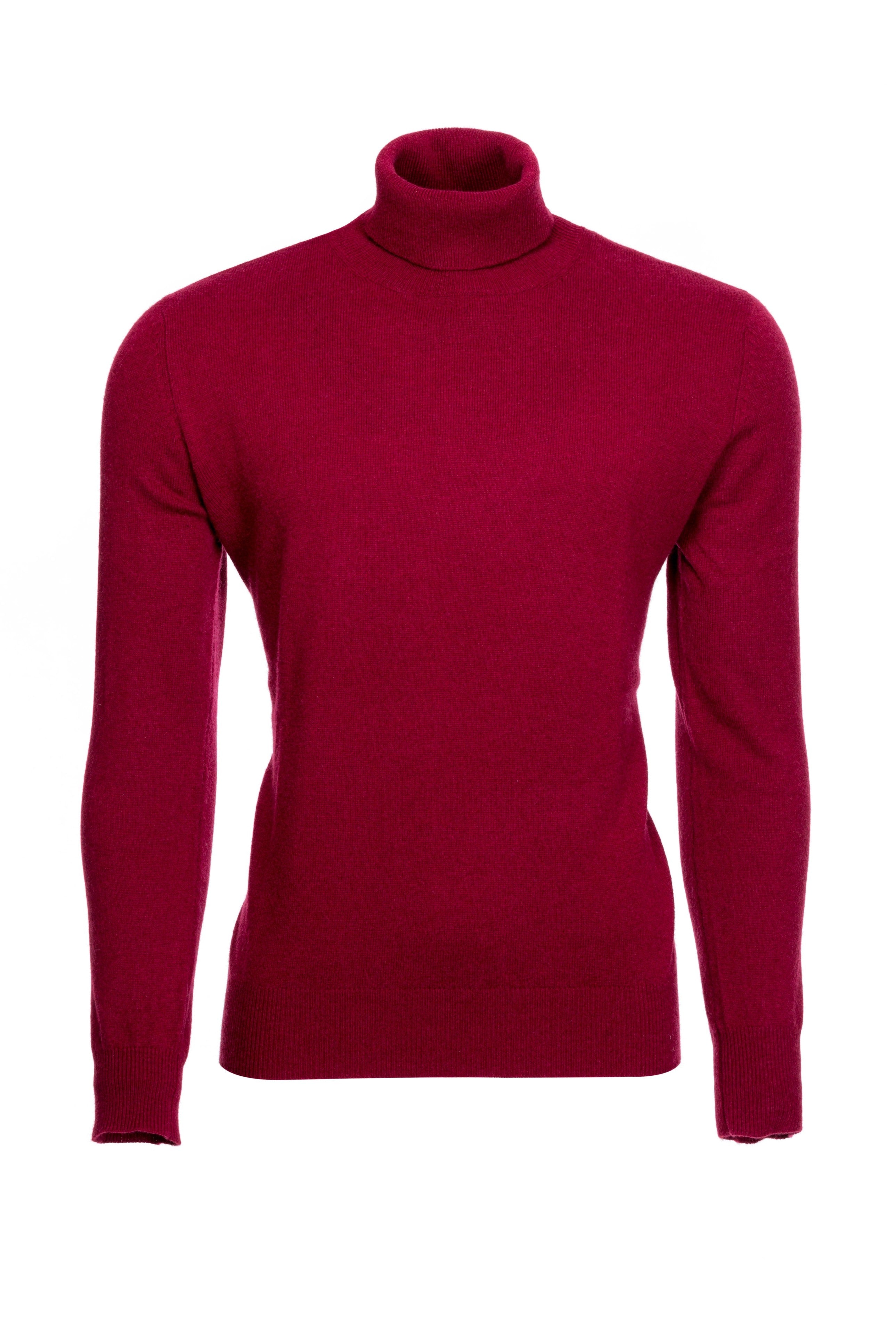 Blusa girocollo bordeaux