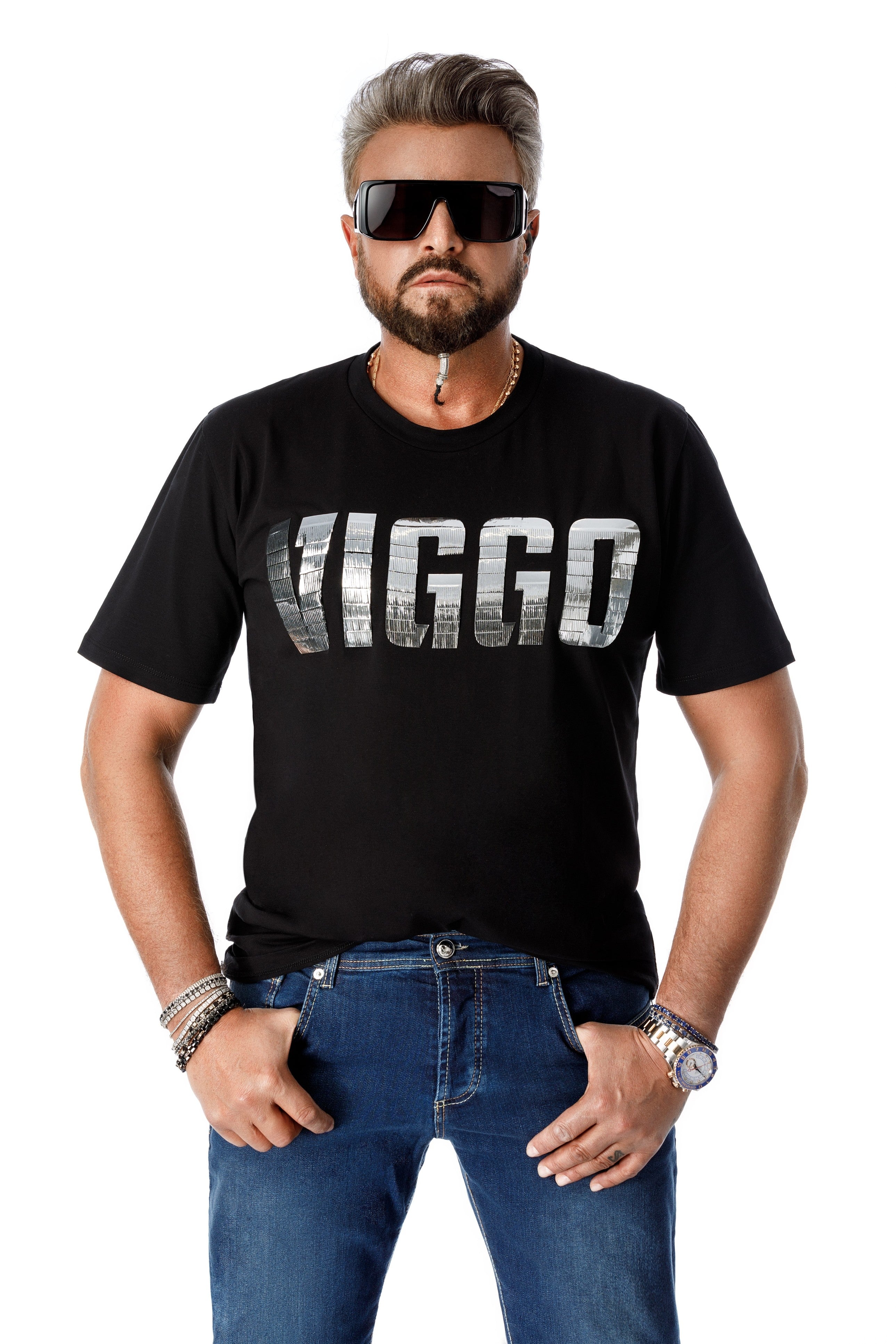 ヴィゴ ブラック Tシャツ