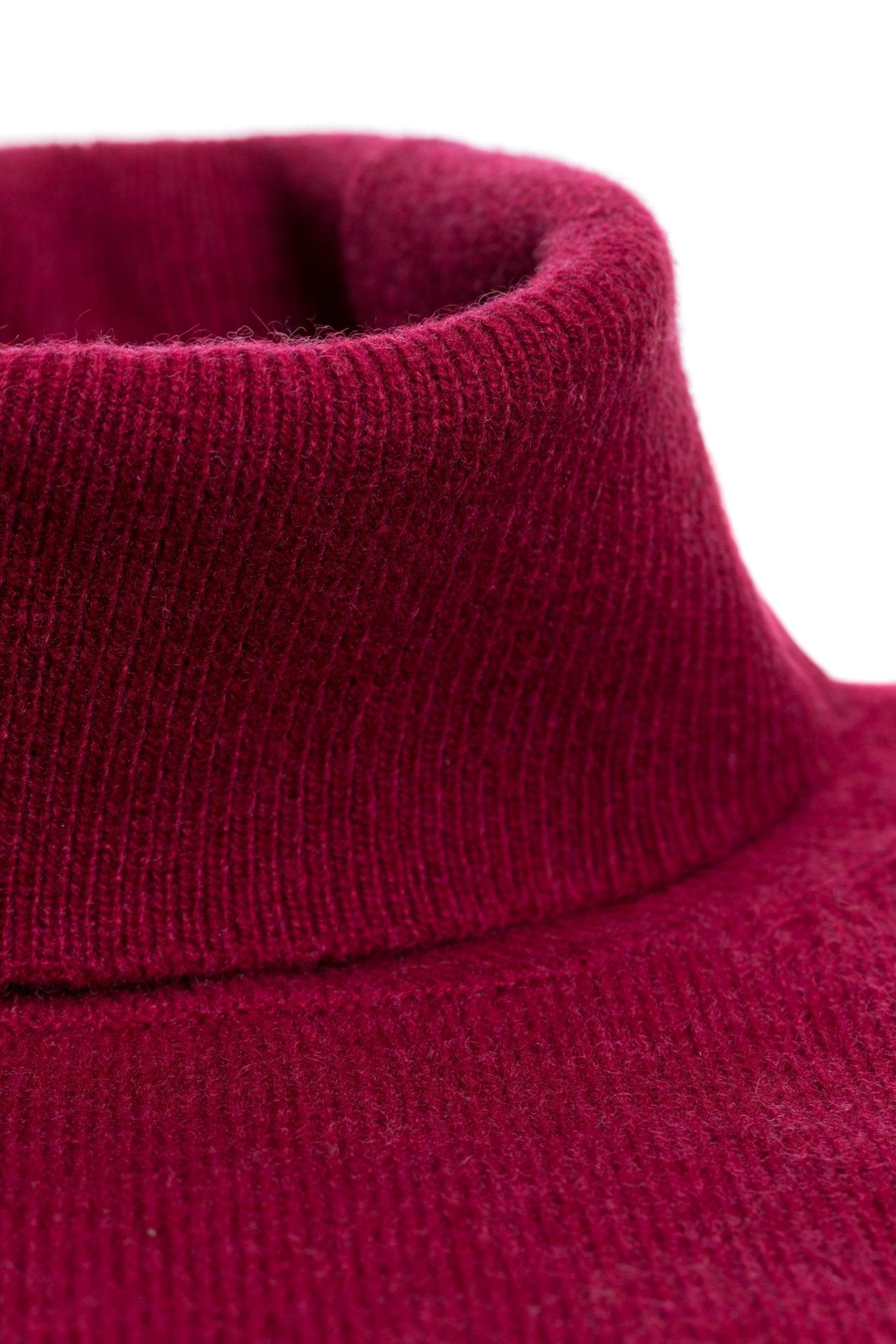 Bluza Pe Gat Burgundy - Viggo