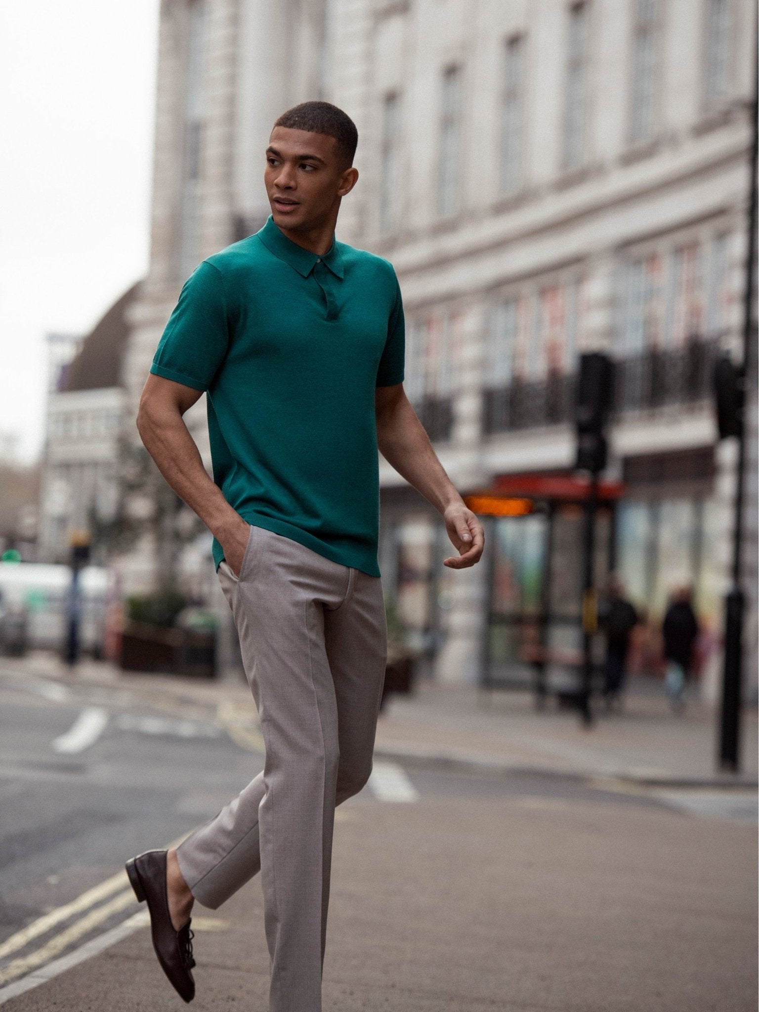 Pantaloni business beige - Viggo