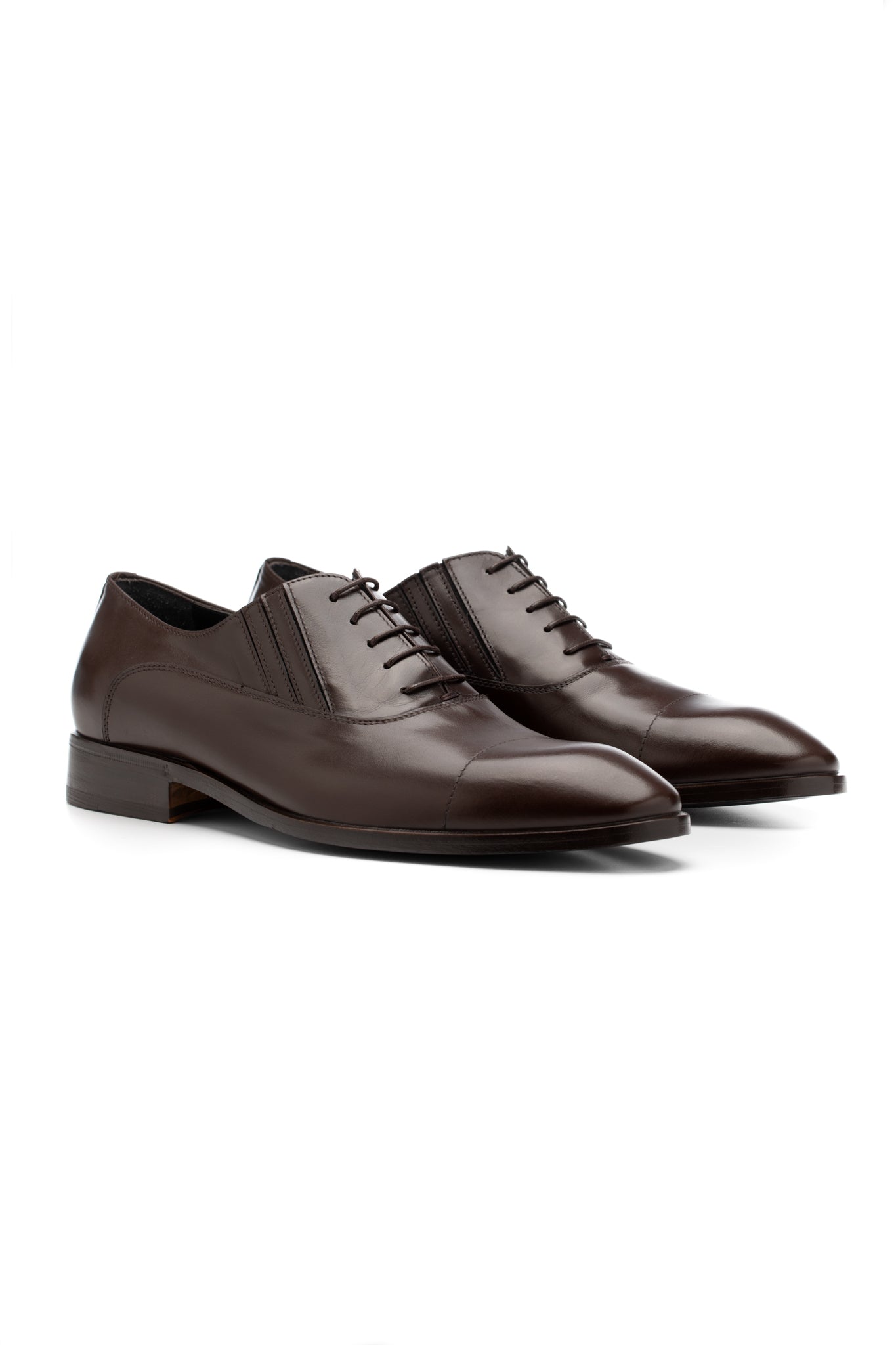 Brown oxford business shoes