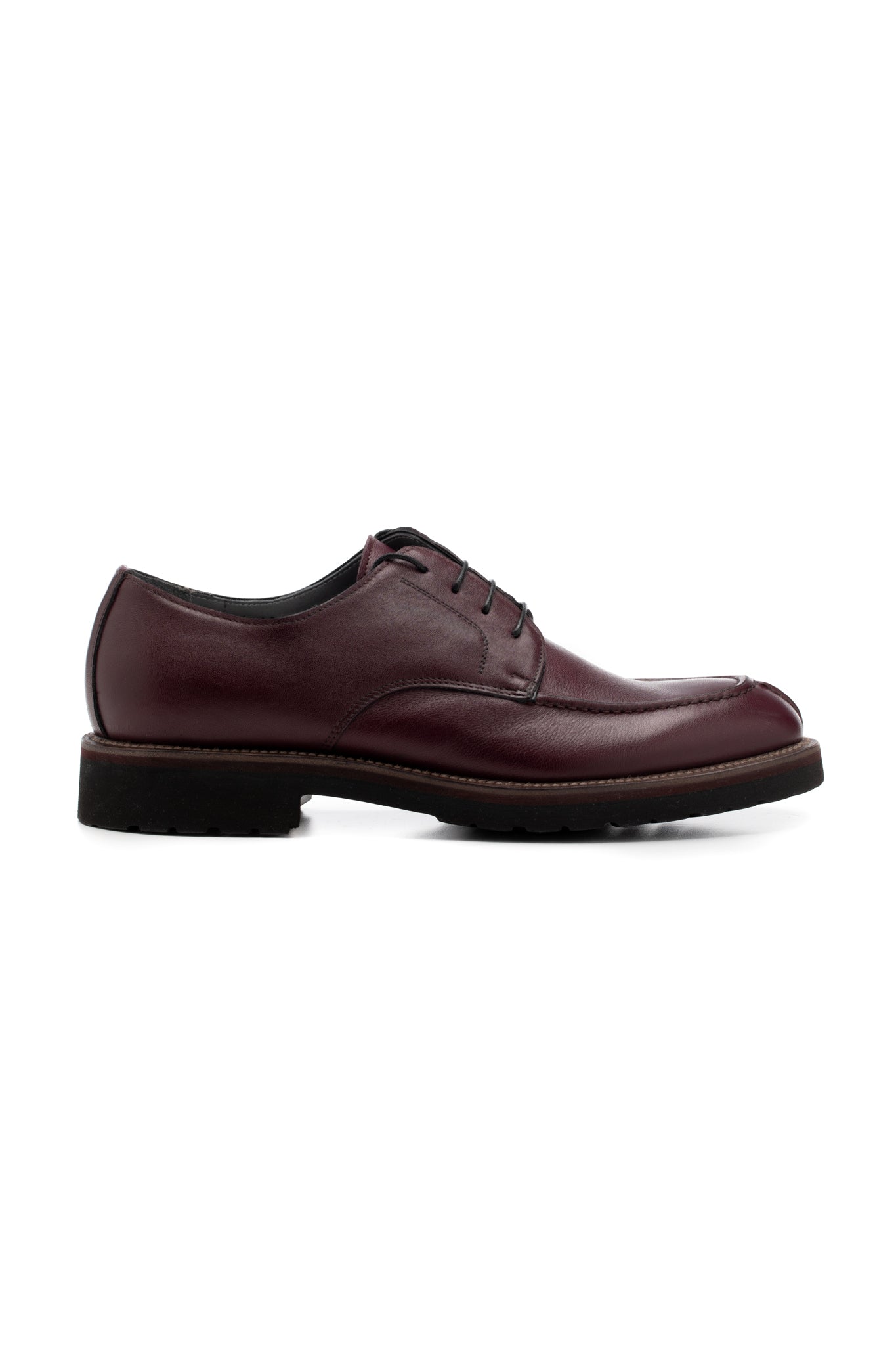 Pantofi business derby bordeaux