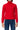 Red cashmere neck sweater