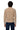 メリノ ウールとカシミヤで作られた V ネックのベージュのセーター