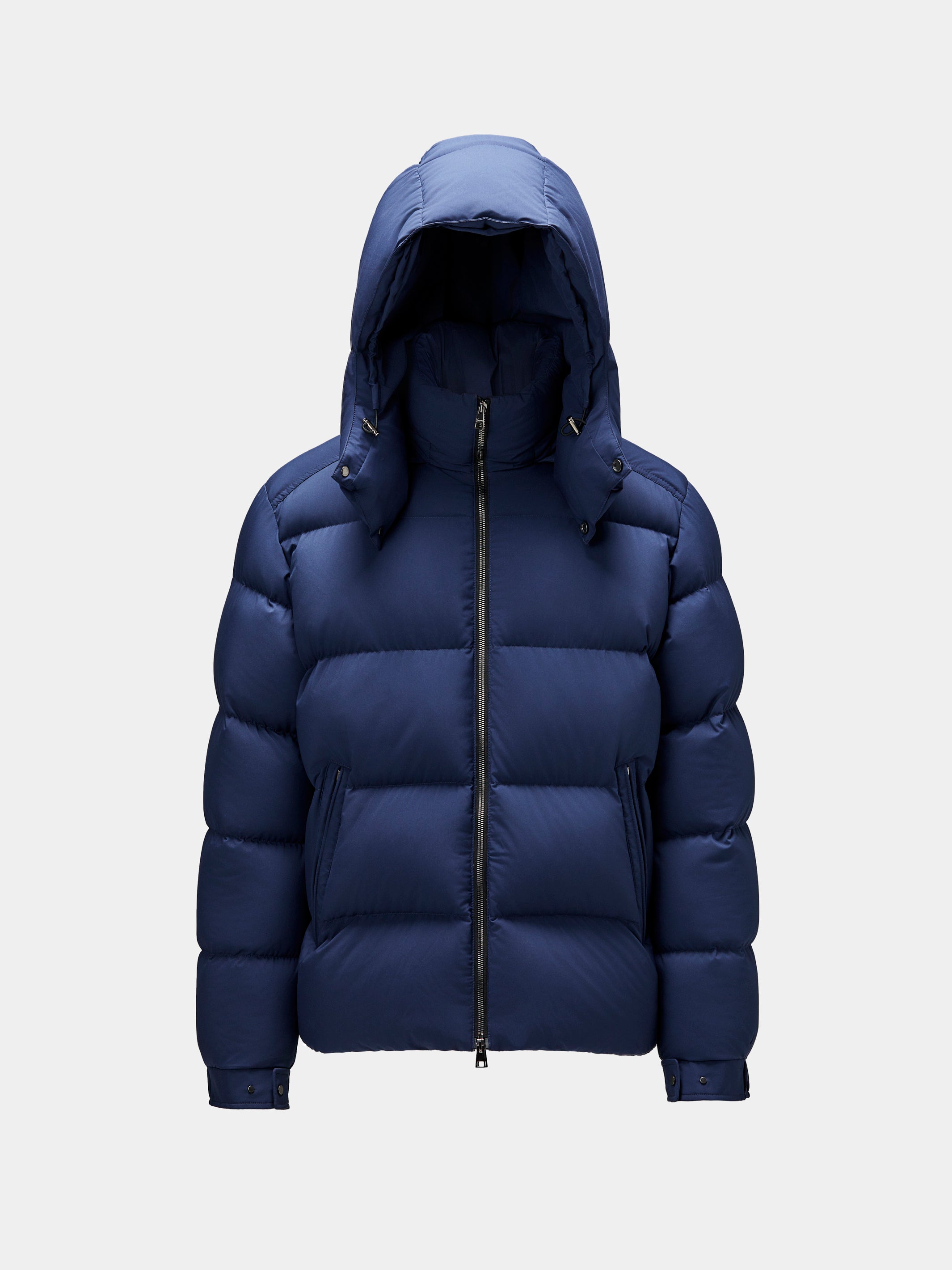 Short navy down jacket