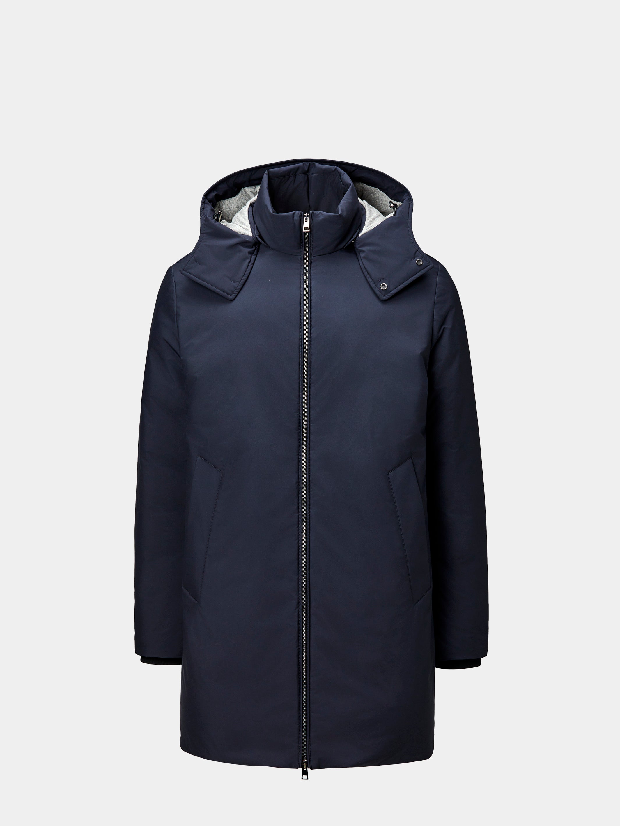 Navy down parka