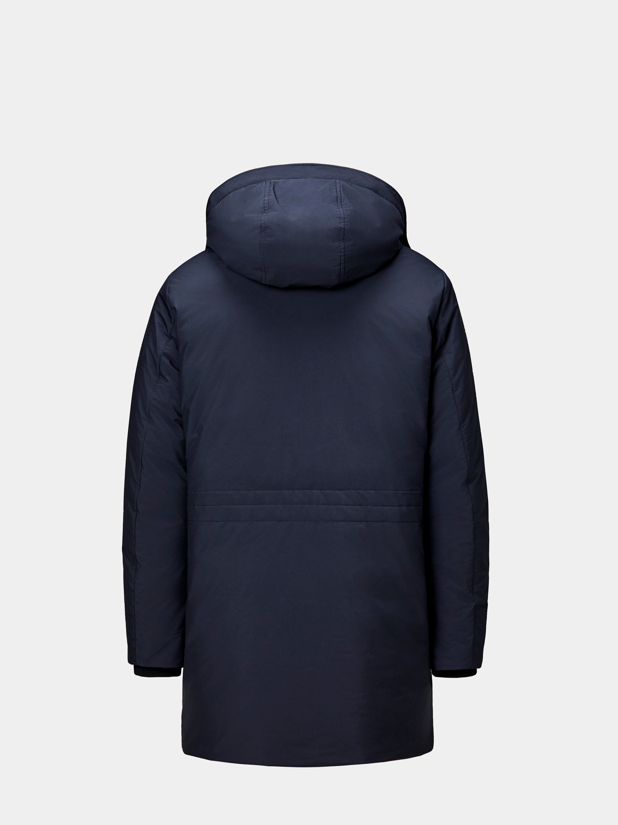 Navy down parka