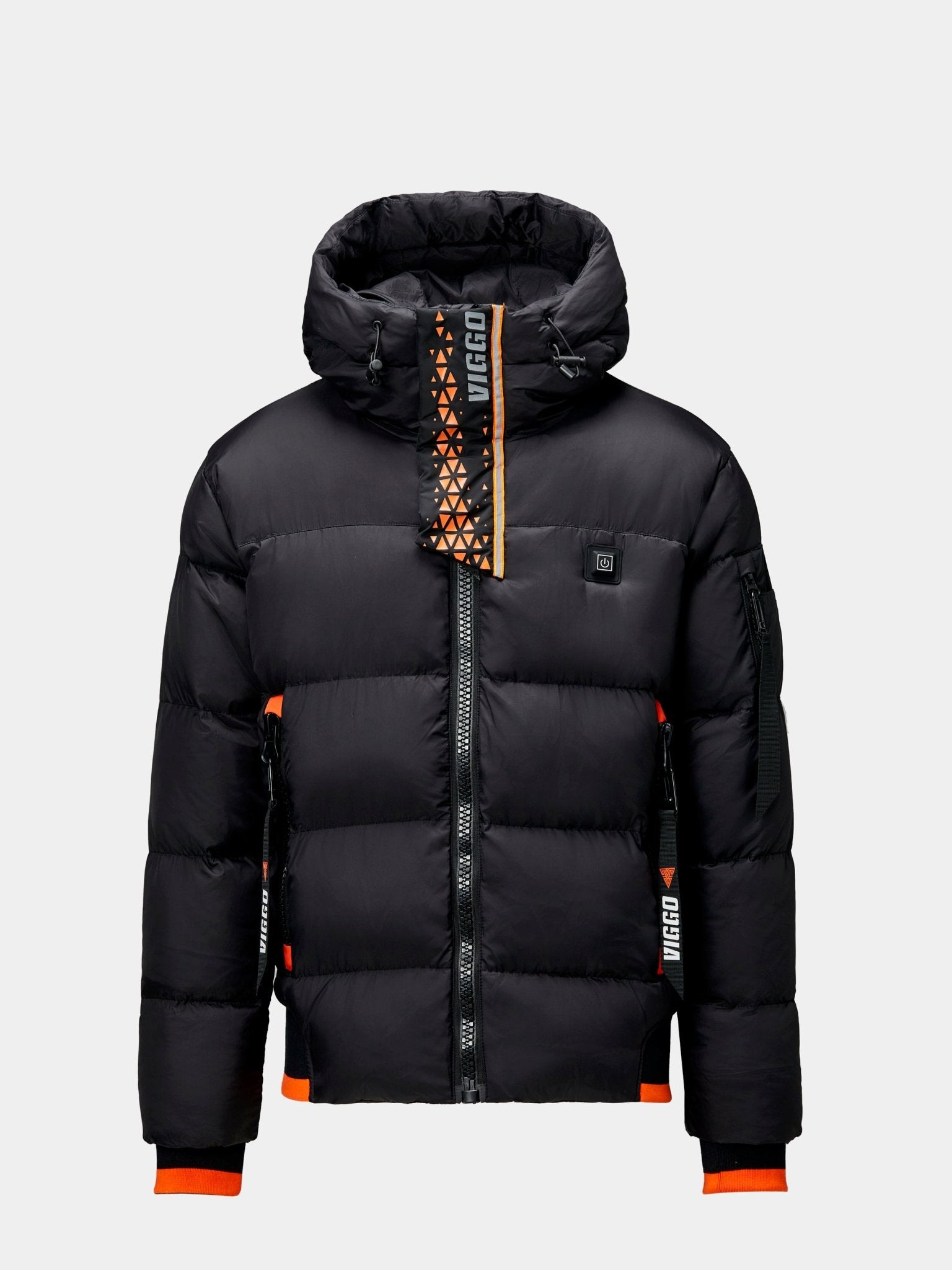 Geaca neagra cu incalzire si accesorii detasabile - Viggo