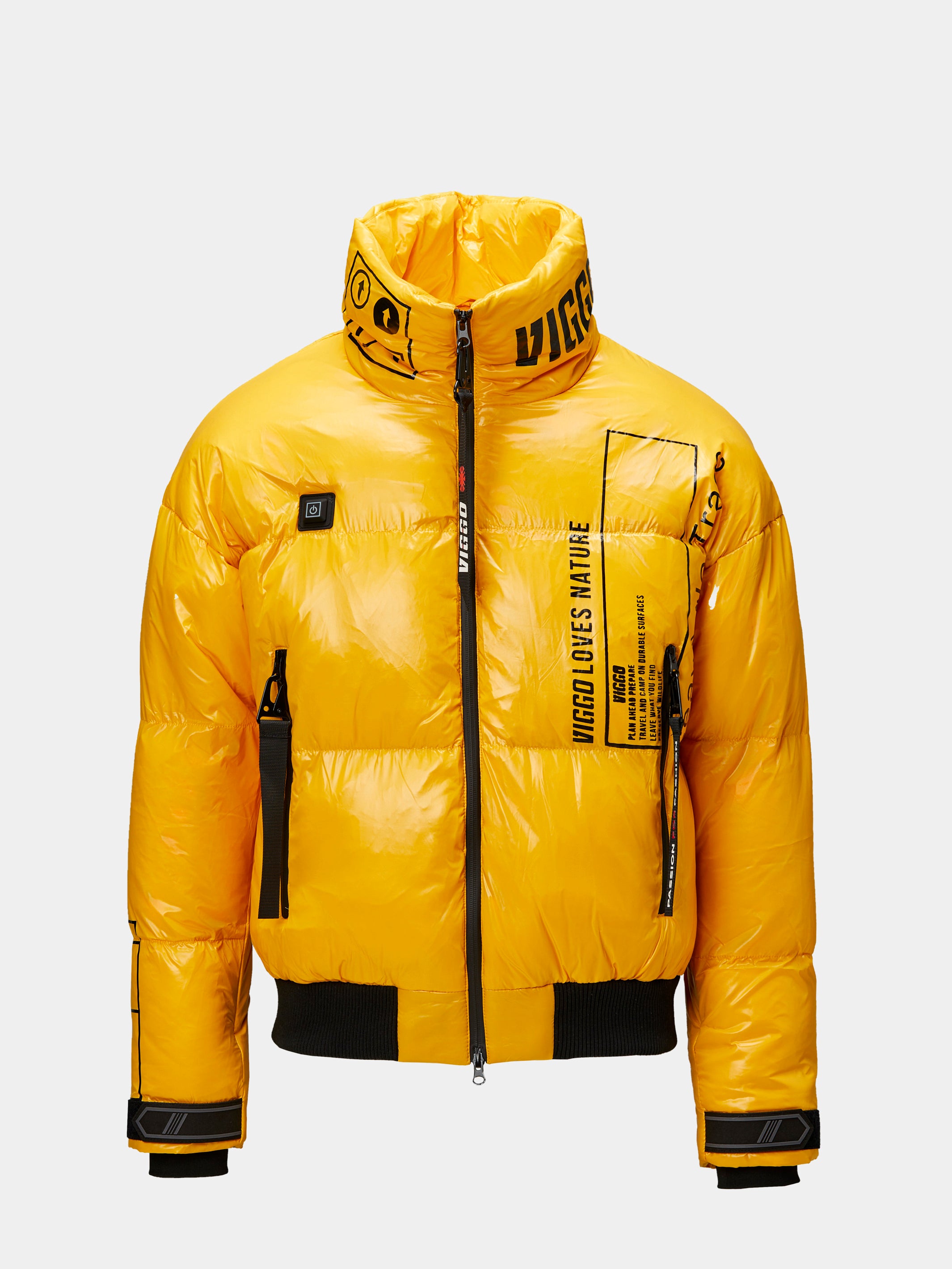 Yellow jacket with heating