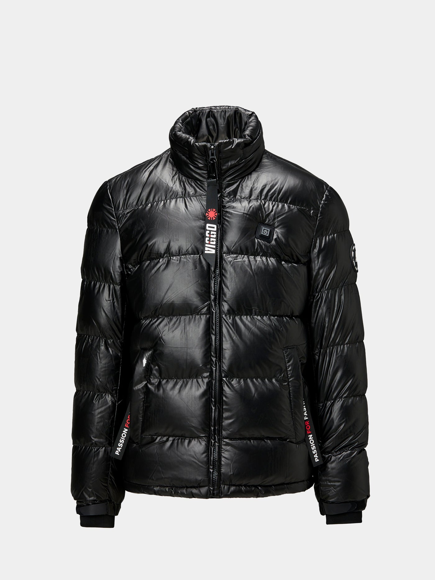 Black jacket with heating